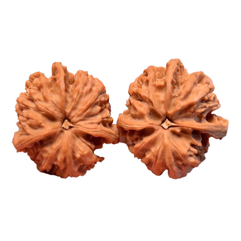 Manufacturers wholesale wenwan walnut hand play walnut wild Qinling three-edged size 39 high-quality old tree fruit a pair of pieces
