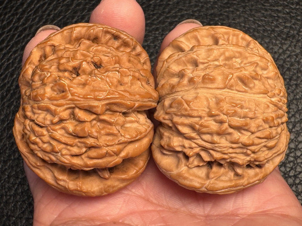 Wenwan walnut, Kirin pattern hand-played handle, original color machine-brushed Wang Yong official hat walnut, origin wholesale, handmade