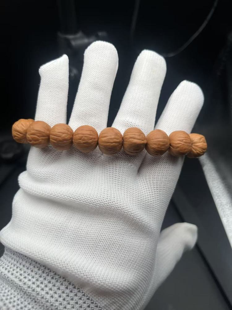 Premium Natural Monkey Head Walnut Beaded Bracelet | Handcrafted Wenwan Mala for Meditation & Patina Collection