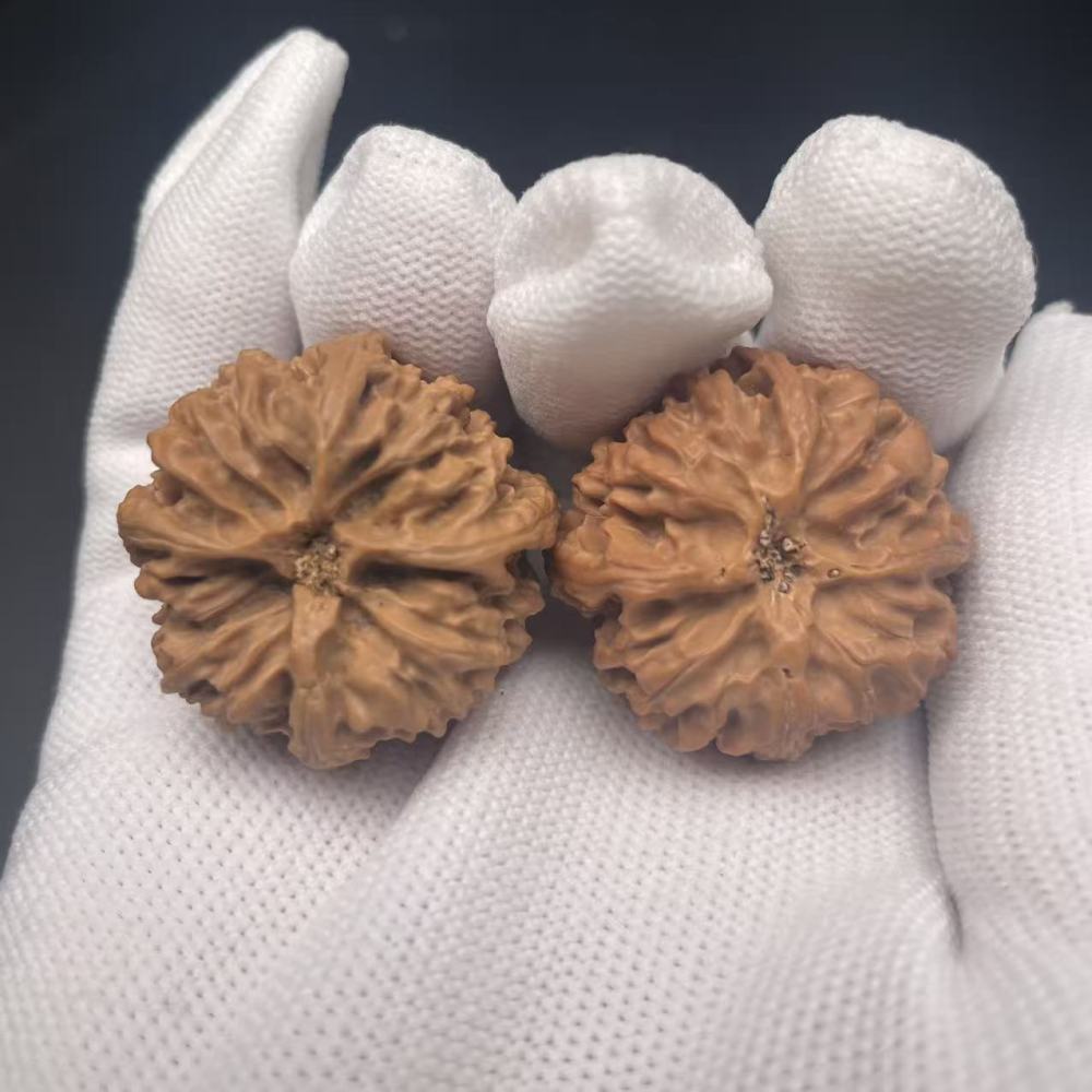 Premium Apple Four-Edged Wenwan Walnut | Collectible Grade Hand-Matched Pair | Natural Old Tree Walnut | High Patina Potential & Market Value | Lucky Collectible