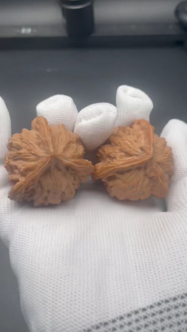 Rare 3-Ridged Qinling Chinese Walnuts | Handmade Health Walnuts for Stress Relief & Collection