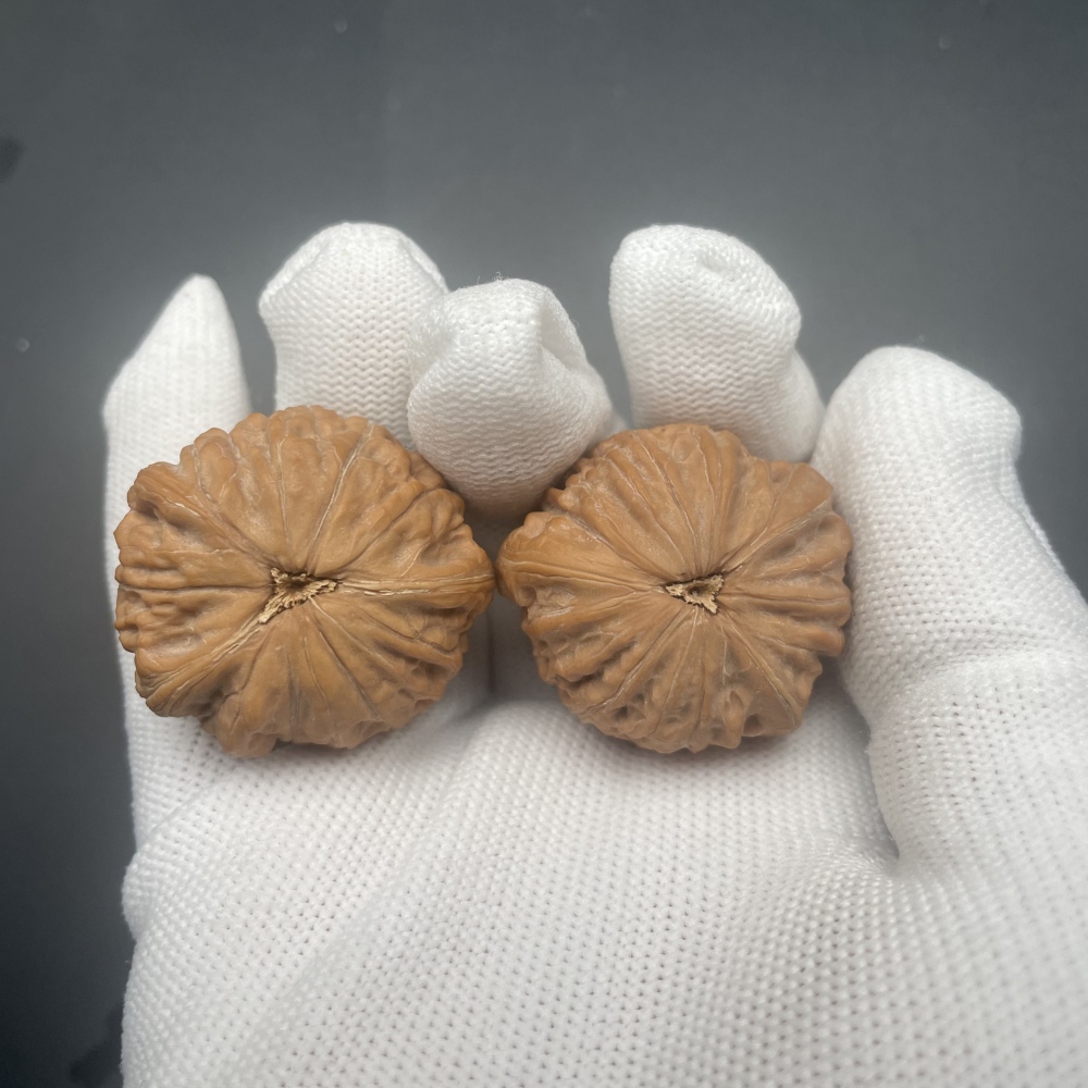 Hammer Owl Shape Chinese Wenwan Walnuts - Handmade Rare Collectible Stress Relief Fidget Toys for Hand Health & Feng Shui Decor