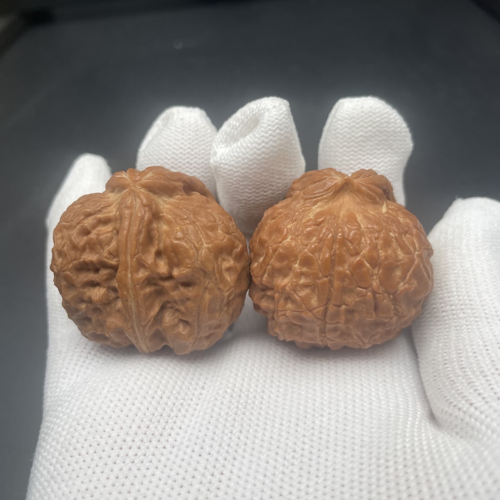 Meteorite Yuanbao Special-Shaped Chinese Walnuts - Handmade Collectible Fidget Toys for Stress Relief & Hand Health