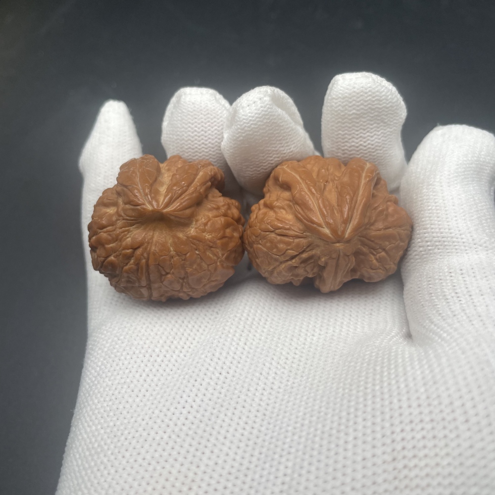 Meteorite Yuanbao Special-Shaped Chinese Walnuts - Handmade Collectible Fidget Toys for Stress Relief & Hand Health
