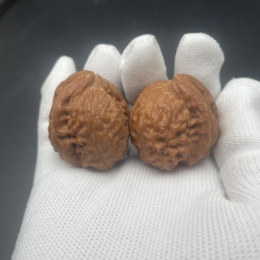 Meteorite Yuanbao Special-Shaped Chinese Walnuts - Handmade Collectible Fidget Toys for Stress Relief & Hand Health