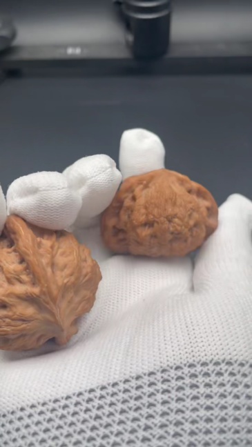 Chinese Walnut Wenwan - Handmade Rare Finds, Stress Relief Fidget Toys for Hand Health & Collection