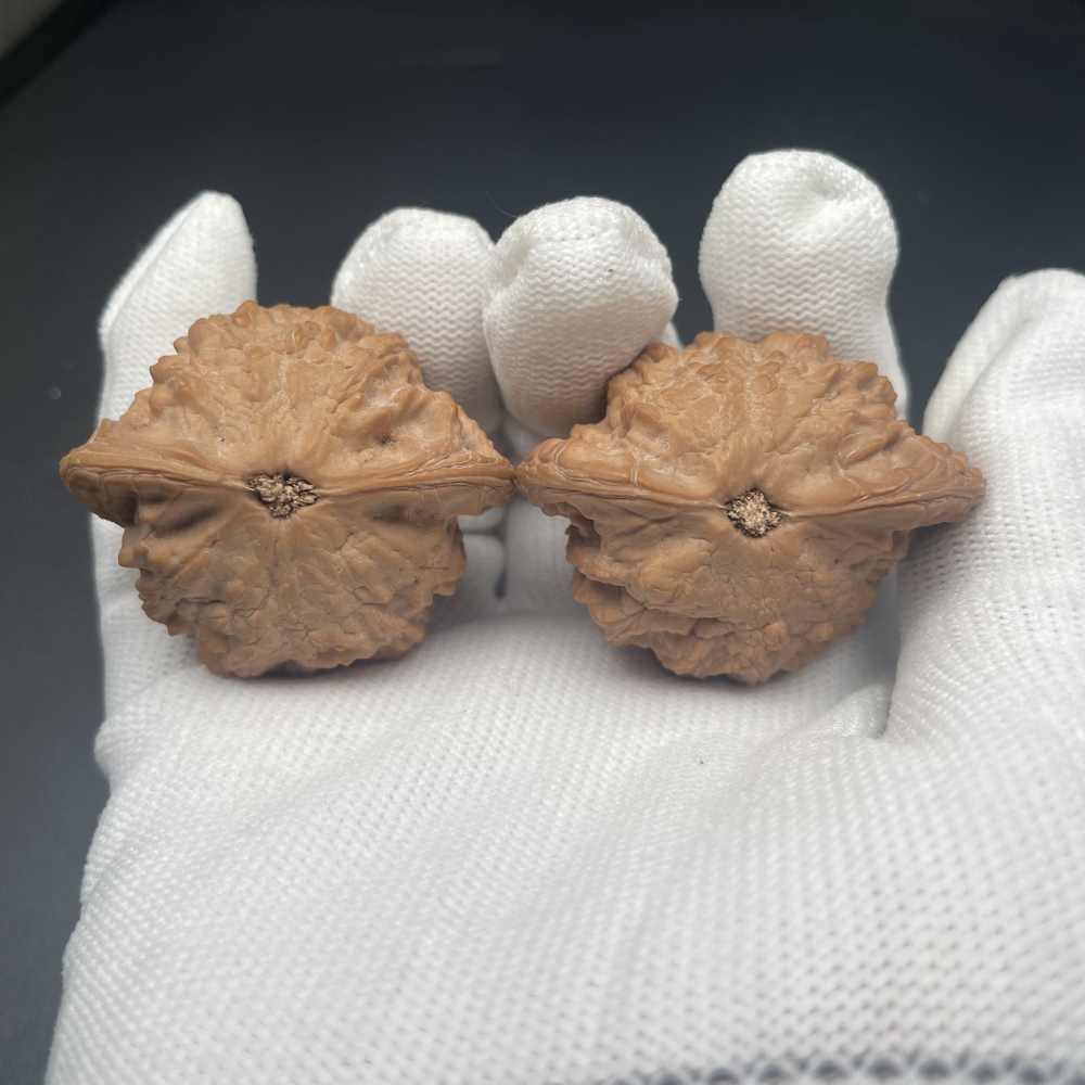Chinese Walnut Wenwan - Handmade Rare Finds, Stress Relief Fidget Toys for Hand Health & Collection