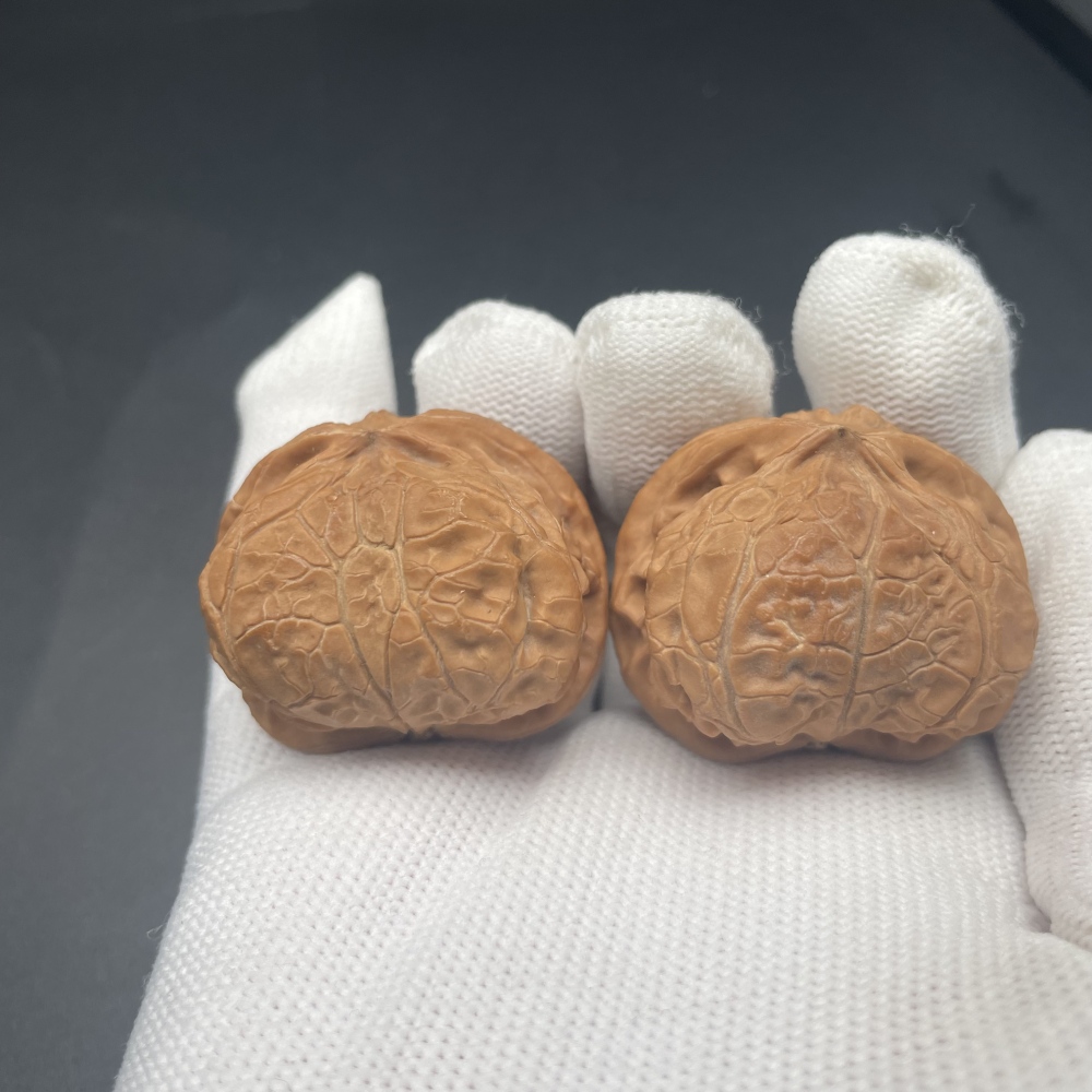 Gongdeng Snake-Pattern Wenwan Walnuts | Rare Natural Wild Collectibles | Hand Exercise Stress Relief Massage Walnuts | Oriental Culture Collectible Ornament