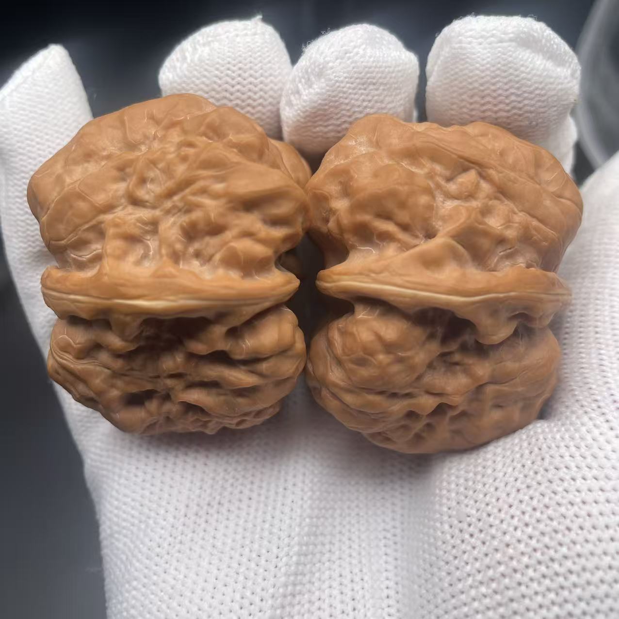 Rare Triangular Clam Head Walnuts | Natural Fidget Toys for Stress Relief & Desk Decor