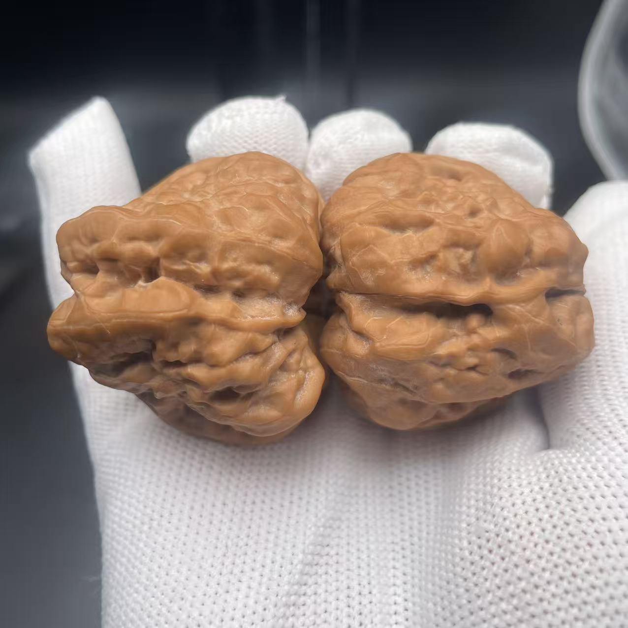 Rare Triangular Clam Head Walnuts | Natural Fidget Toys for Stress Relief & Desk Decor