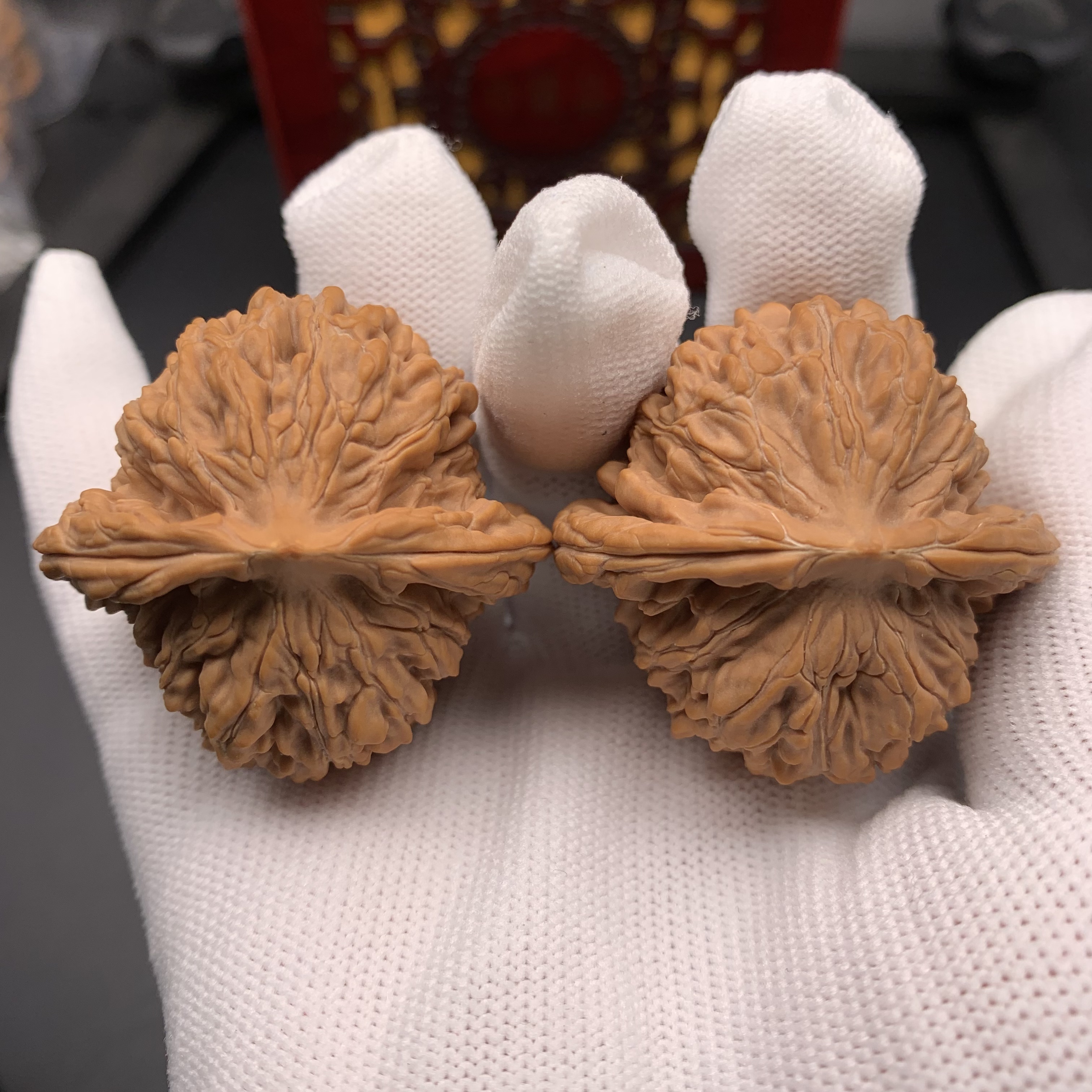 Premium Shizilou Style Palm Exercise Walnuts - High-Quality Fidget Toys for Stress Relief & Collecting