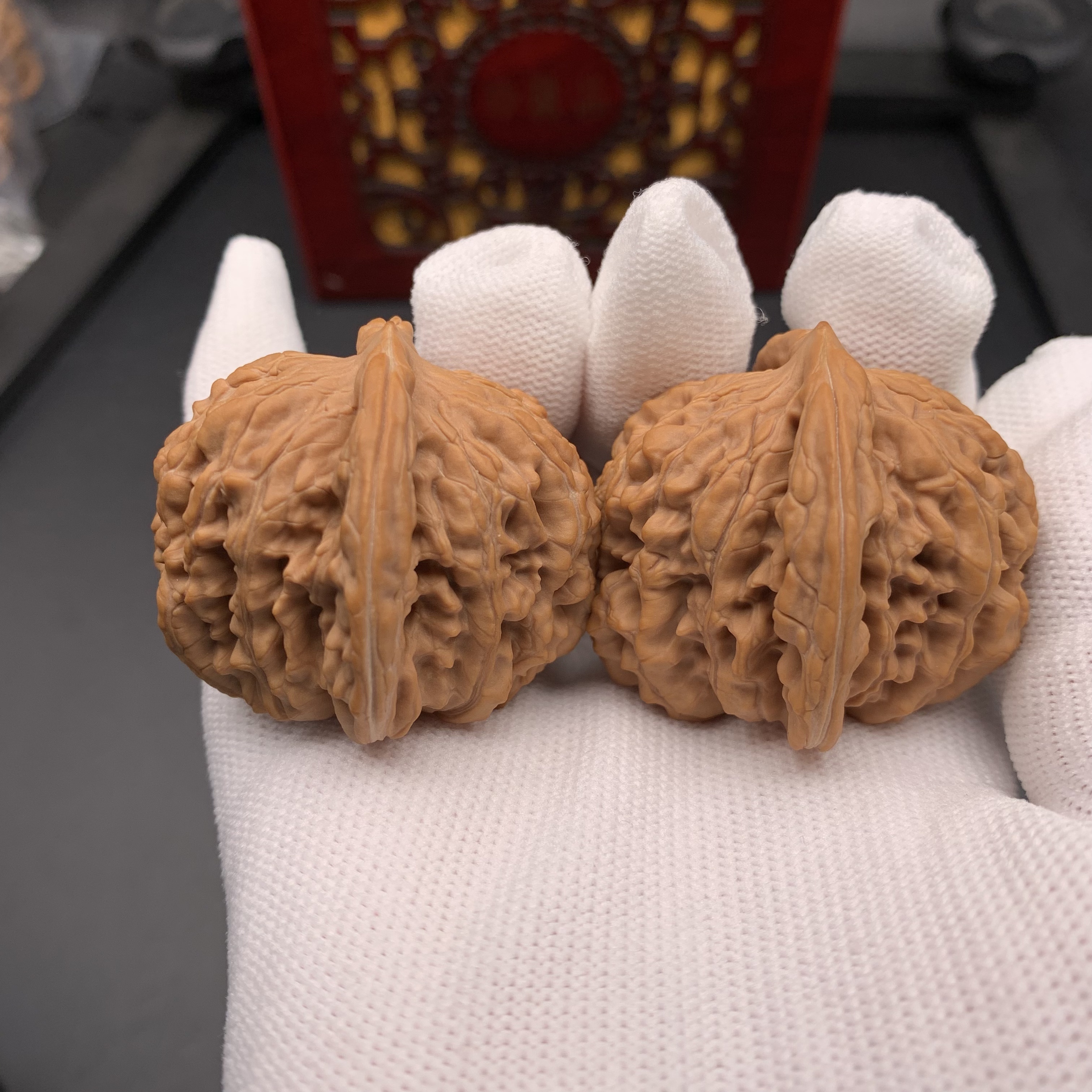 Premium Shizilou Style Palm Exercise Walnuts - High-Quality Fidget Toys for Stress Relief & Collecting