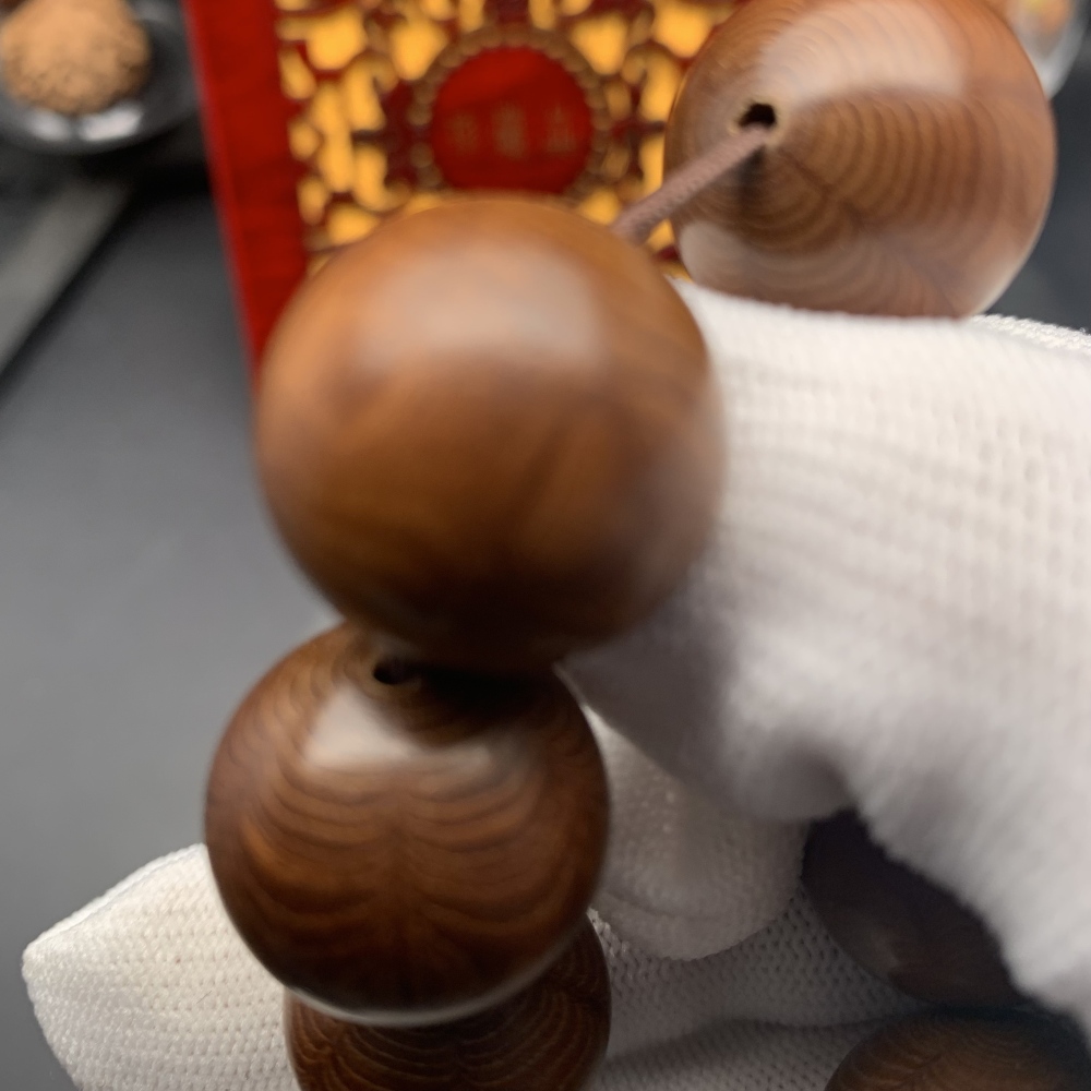 Natural Rosewood Beaded Bracelet, Handmade Wooden Fidget Jewelry for Stress Relief & Daily Calm