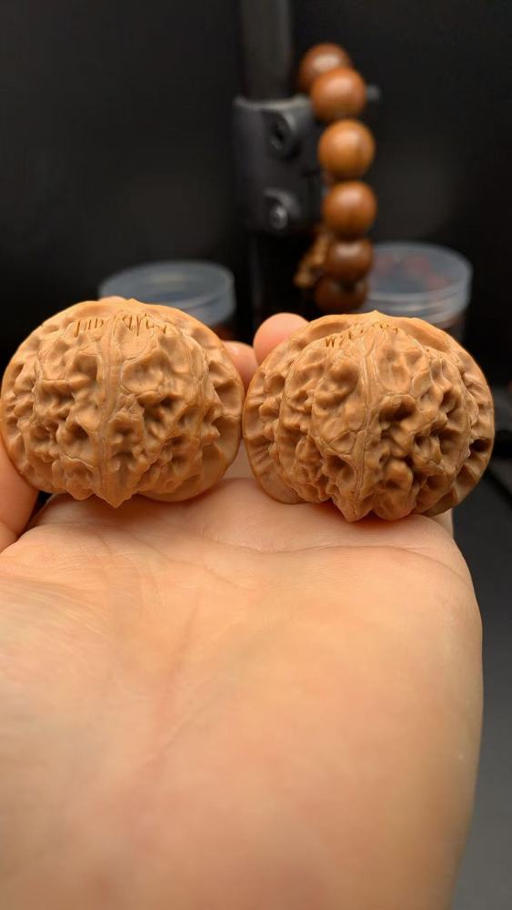 Premium Hand-Matched Walnut Pair – Timeless Love Token & Stress Relief Keepsake