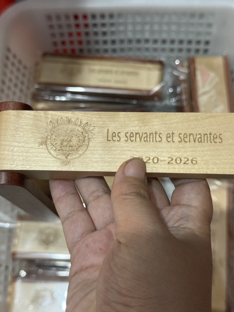 We offer high-precision laser engraving service