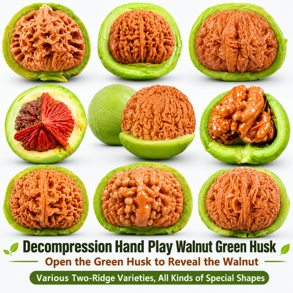 Century-old Wild Walnut Hand Balls, Hard Texture Fidget Toys, Custom Engraved Collectible Decor Pair