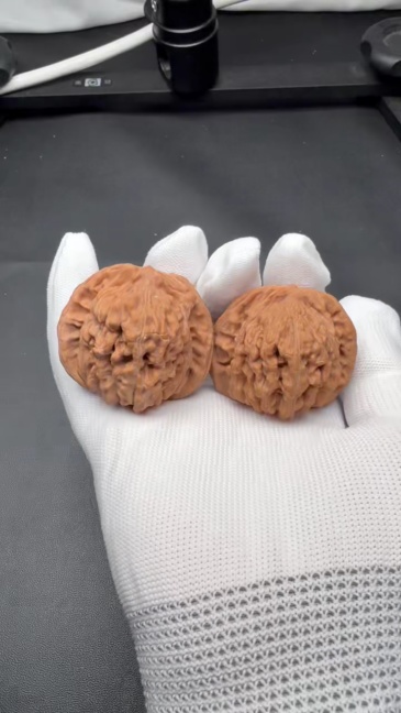 Pinggu First-Generation Old Tree Lion Head Walnuts, Natural Fidget Hand Balls, Collectible Palm Massage Toys with Custom Engraving