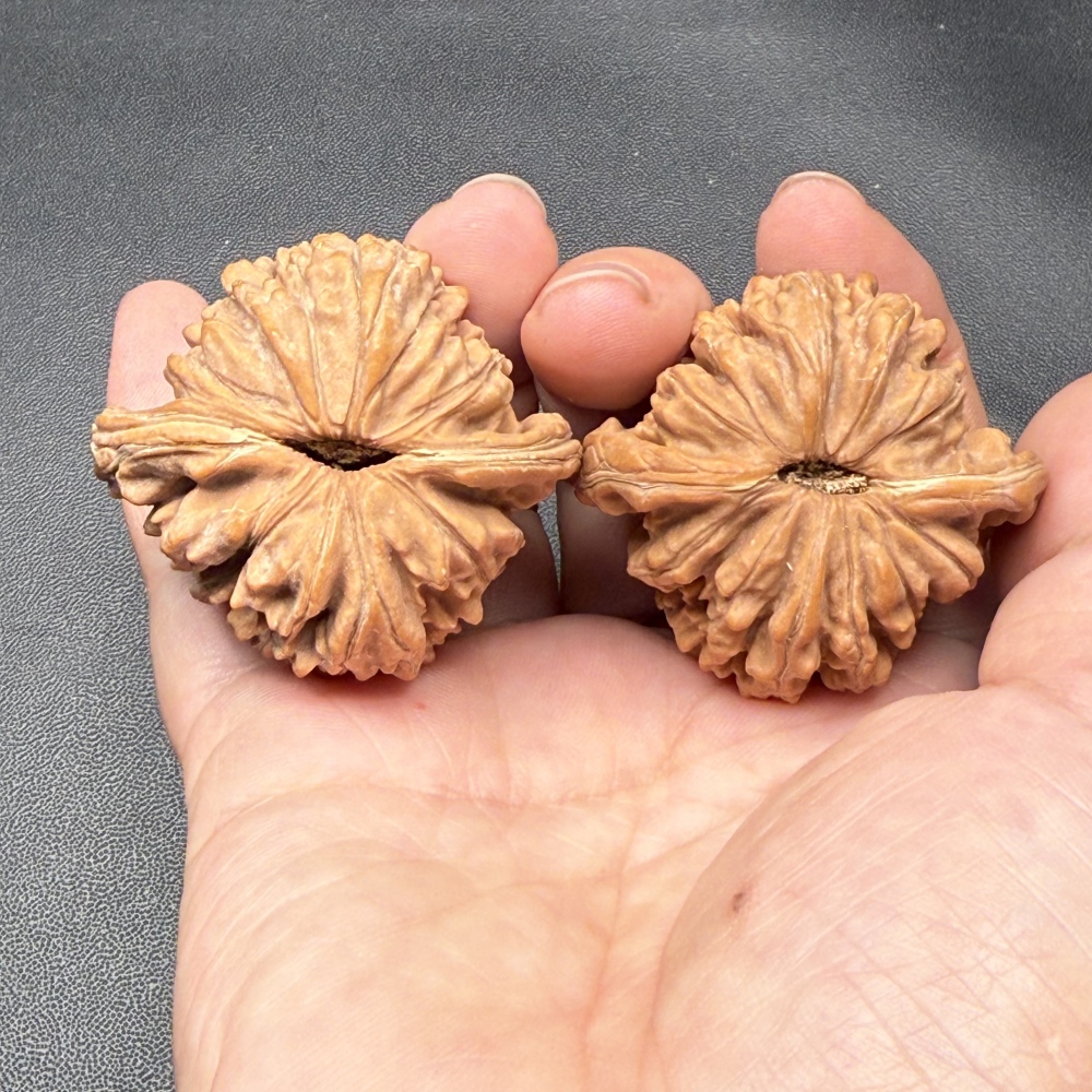 Pinggu First-Generation Old Tree Lion Head Walnuts, Natural Fidget Hand Balls, Collectible Palm Massage Toys with Custom Engraving
