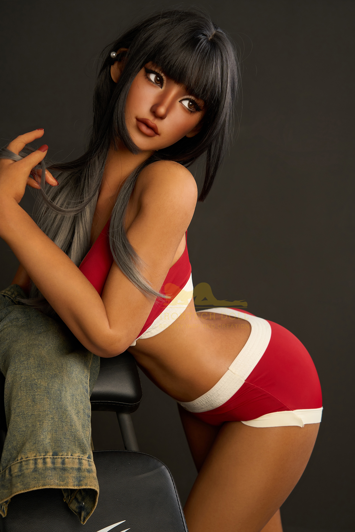 IRONTECH DOLL® 161CM (5.28')  S14  Dark Tanned Sex Doll