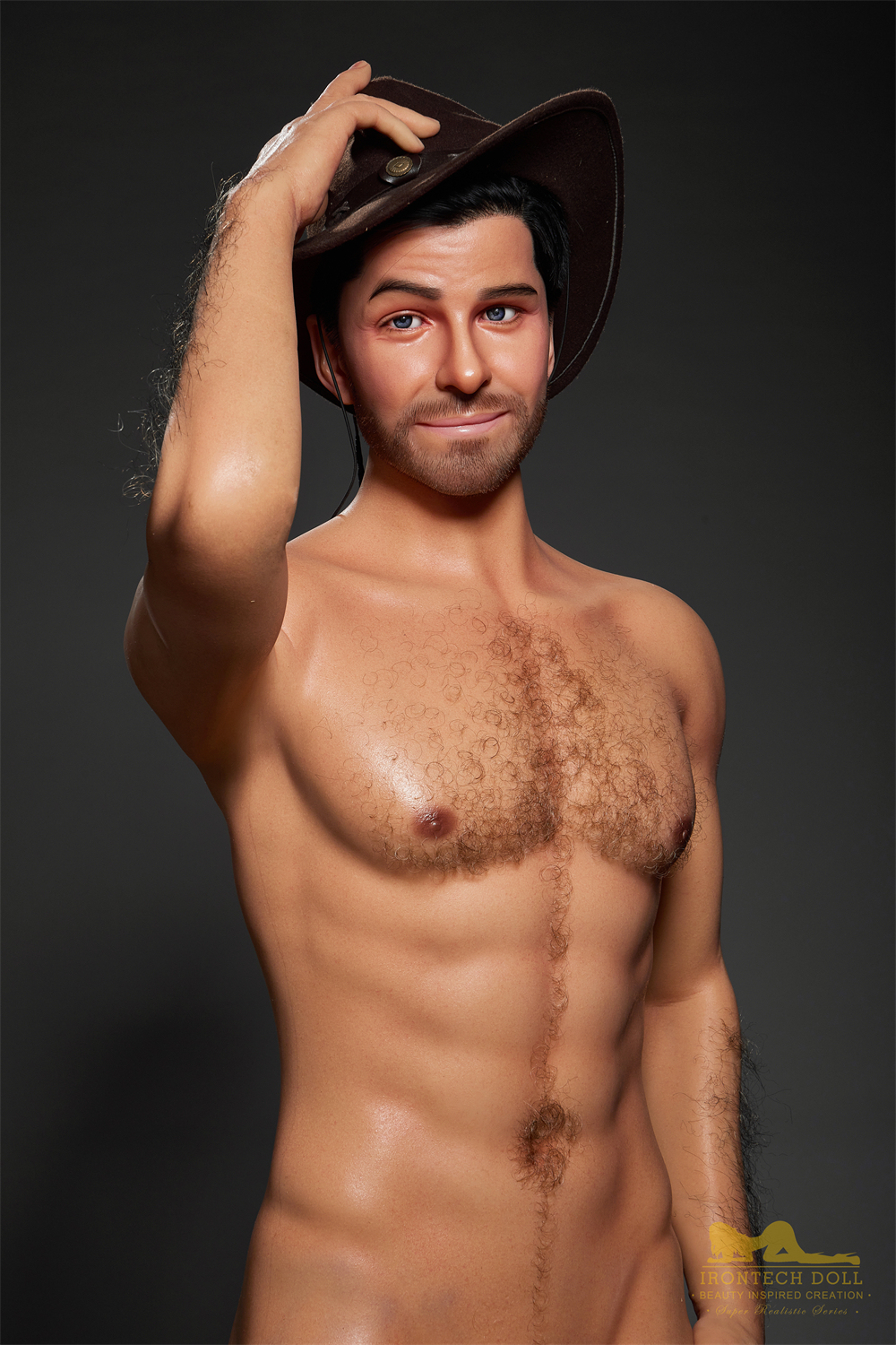 IRONTECH DOLL® 170CM  (5.58')   M6 Allen Tanned Silicone Male Doll