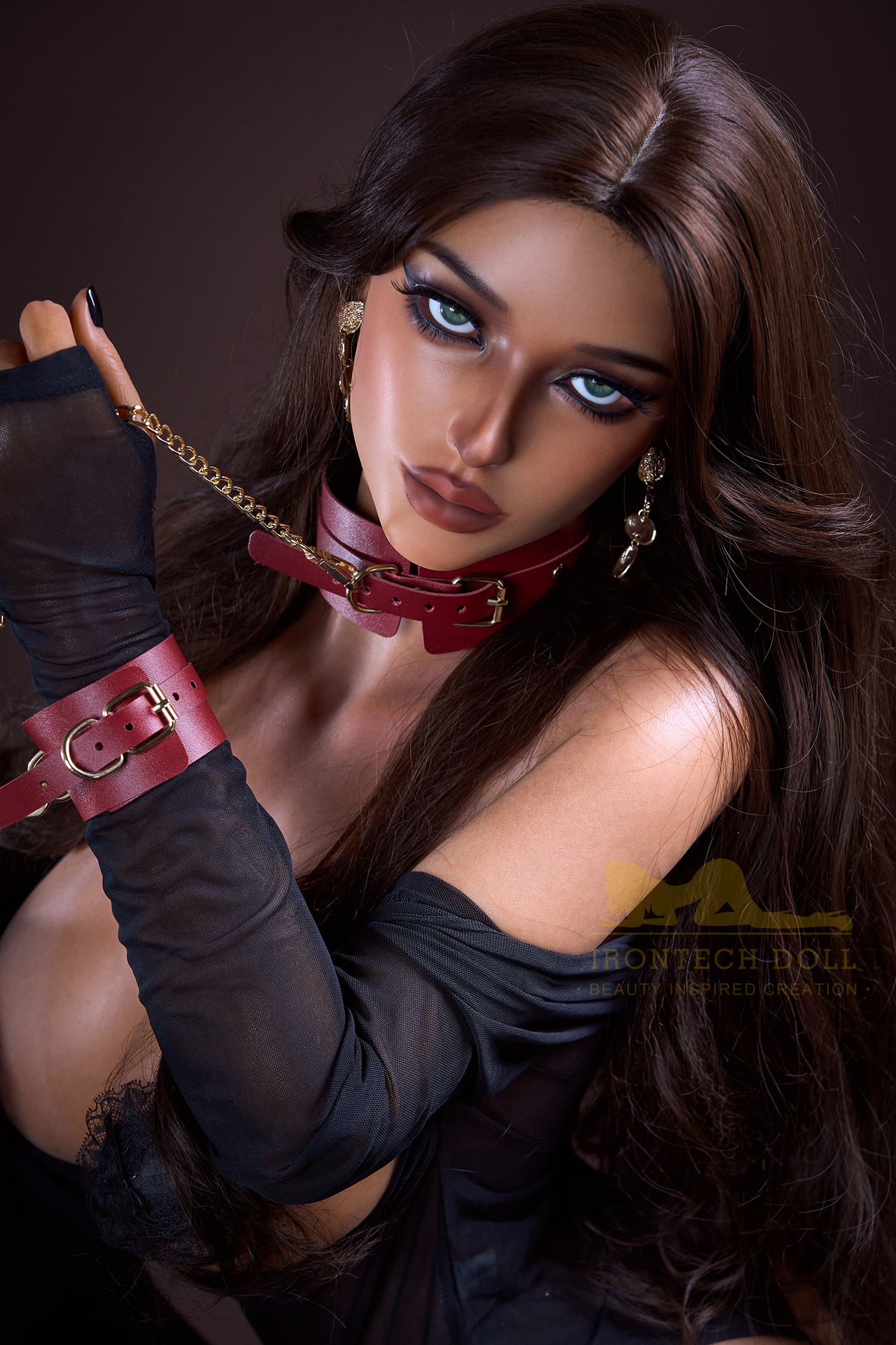 IRONTECH DOLL® 165CM (5.41')T B1  Dark Tanned SM Silicone Sex Doll