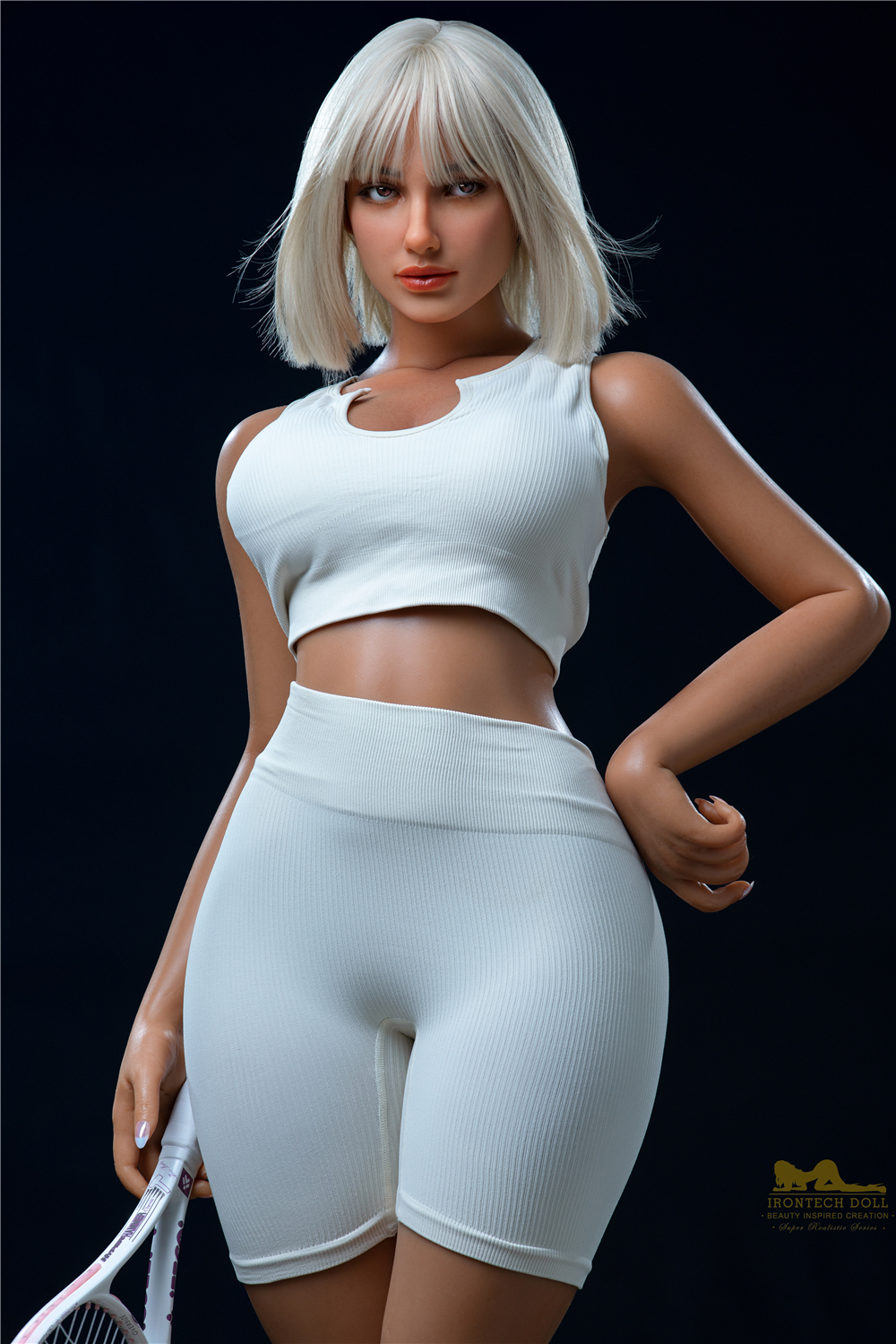IRONTECH DOLL® 164CM (5.38') S17 Luna Dark Tanned Silicone Sex Doll