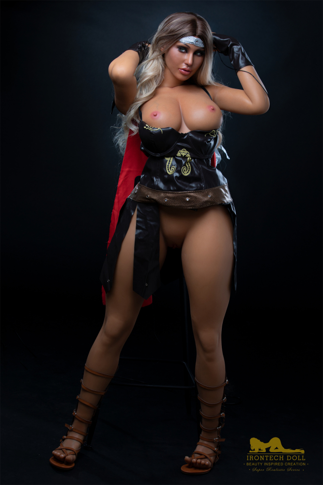 IRONTECH DOLL® 164CM (5.38') S26 Hedy Dark Tanned 2  Silicone Sex Doll