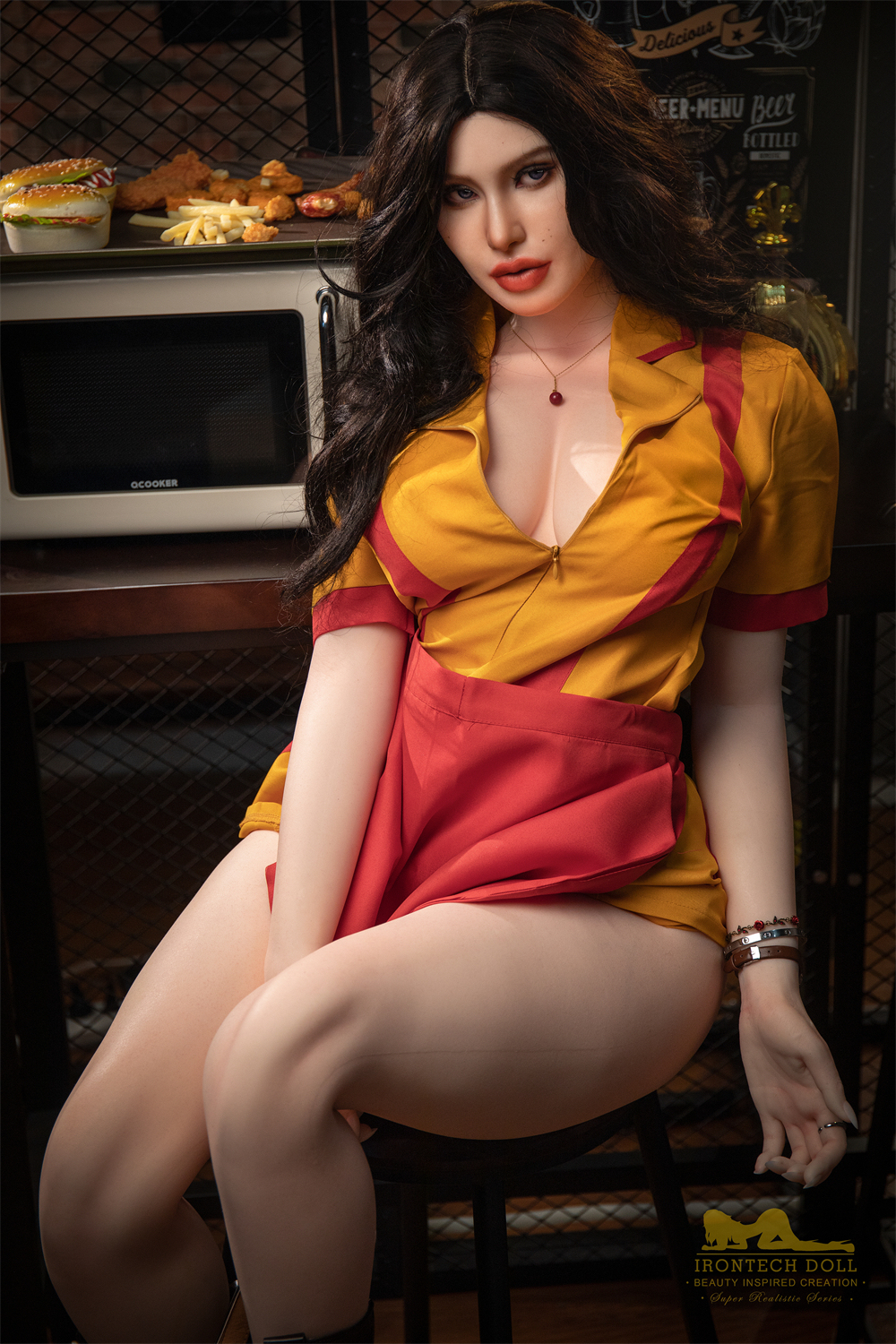 IRONTECH DOLL® 164CM (5.38') S19 Pearl Silicone Sex Doll