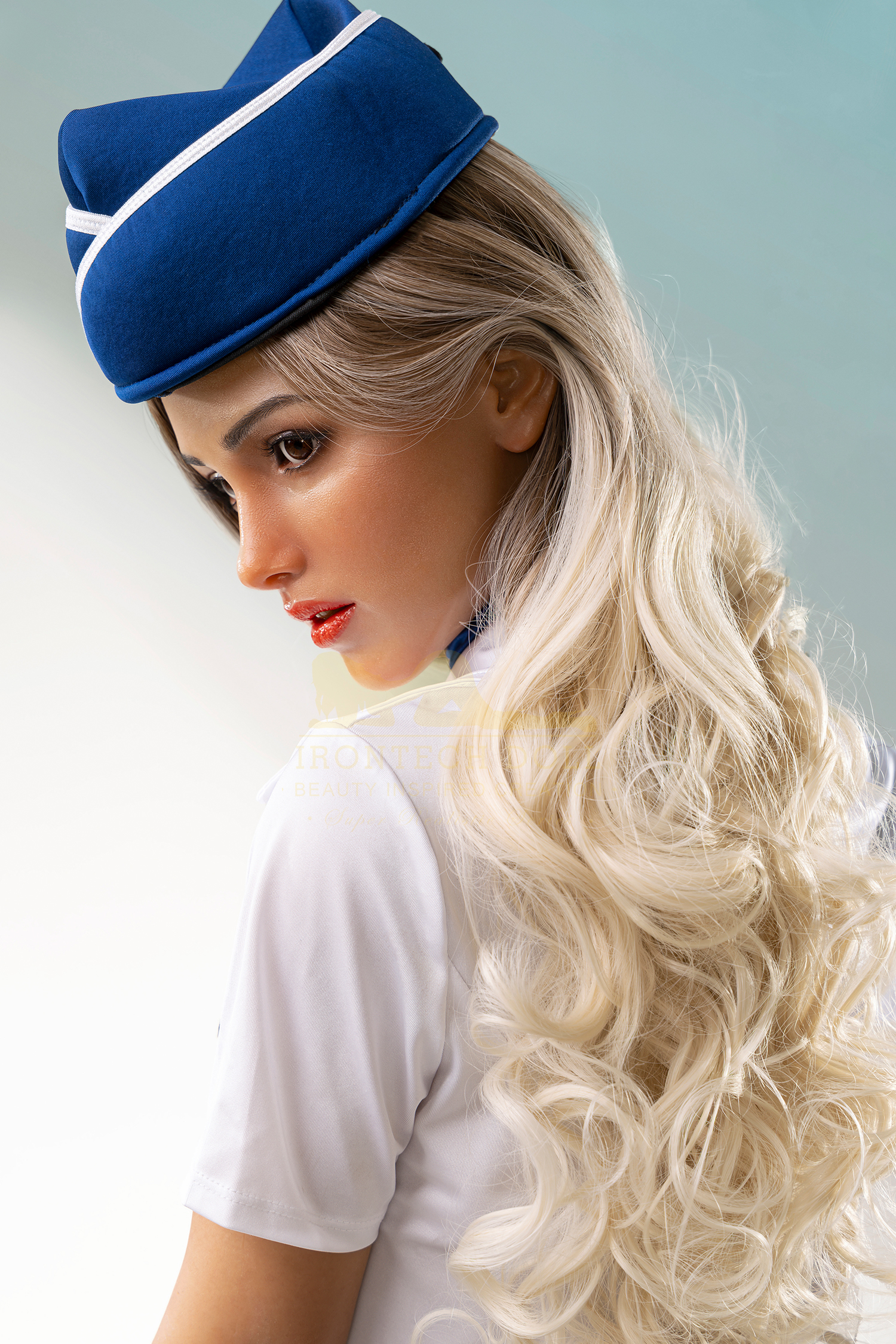 IRONTECH DOLL® 169cm  (5.54')  S44 Dark Tanned Silicone Sex Doll