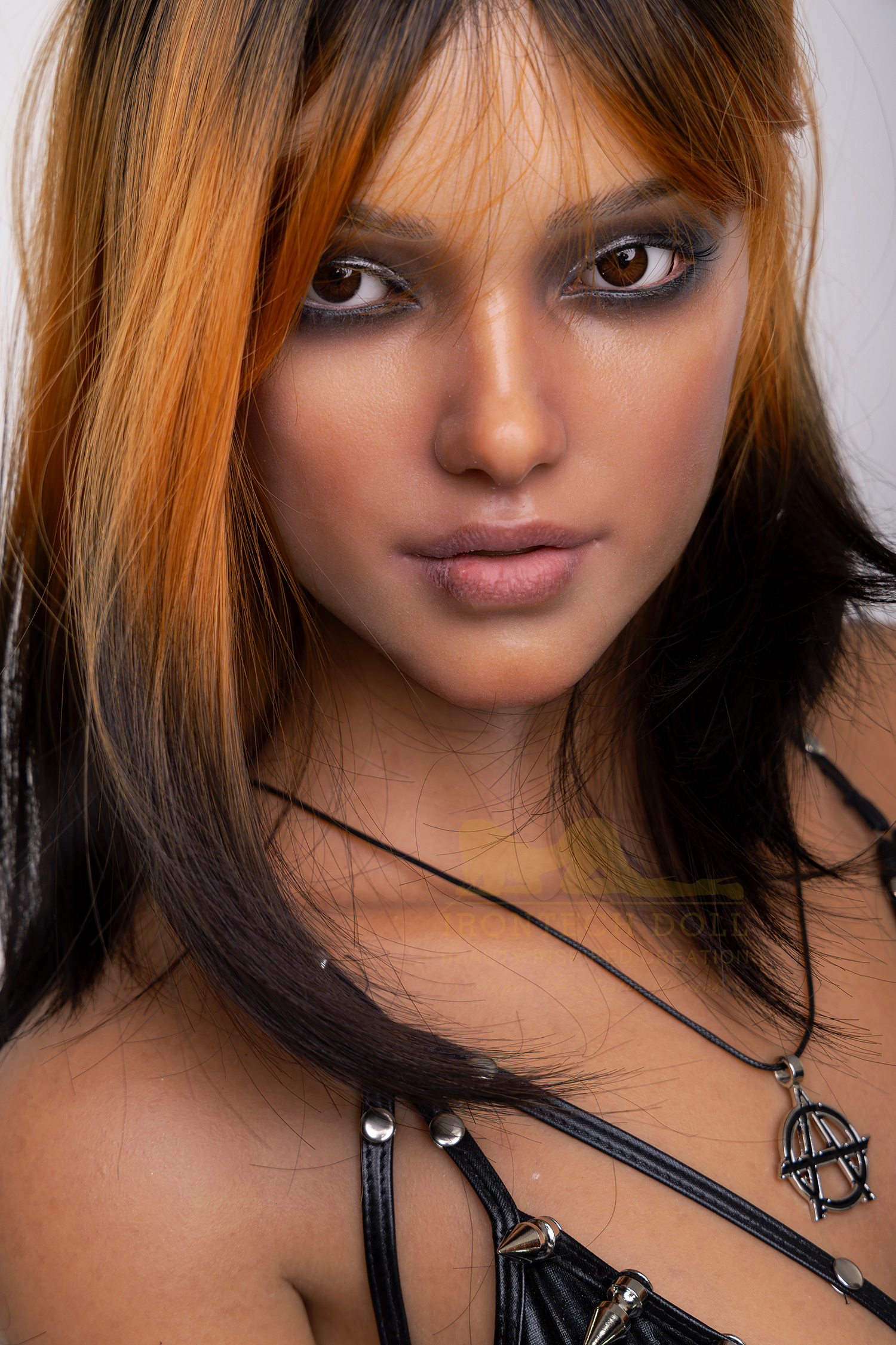 IRONTECH DOLL® 169cm  (5.54') S46 Dark Tanned  Silicone Sex Doll