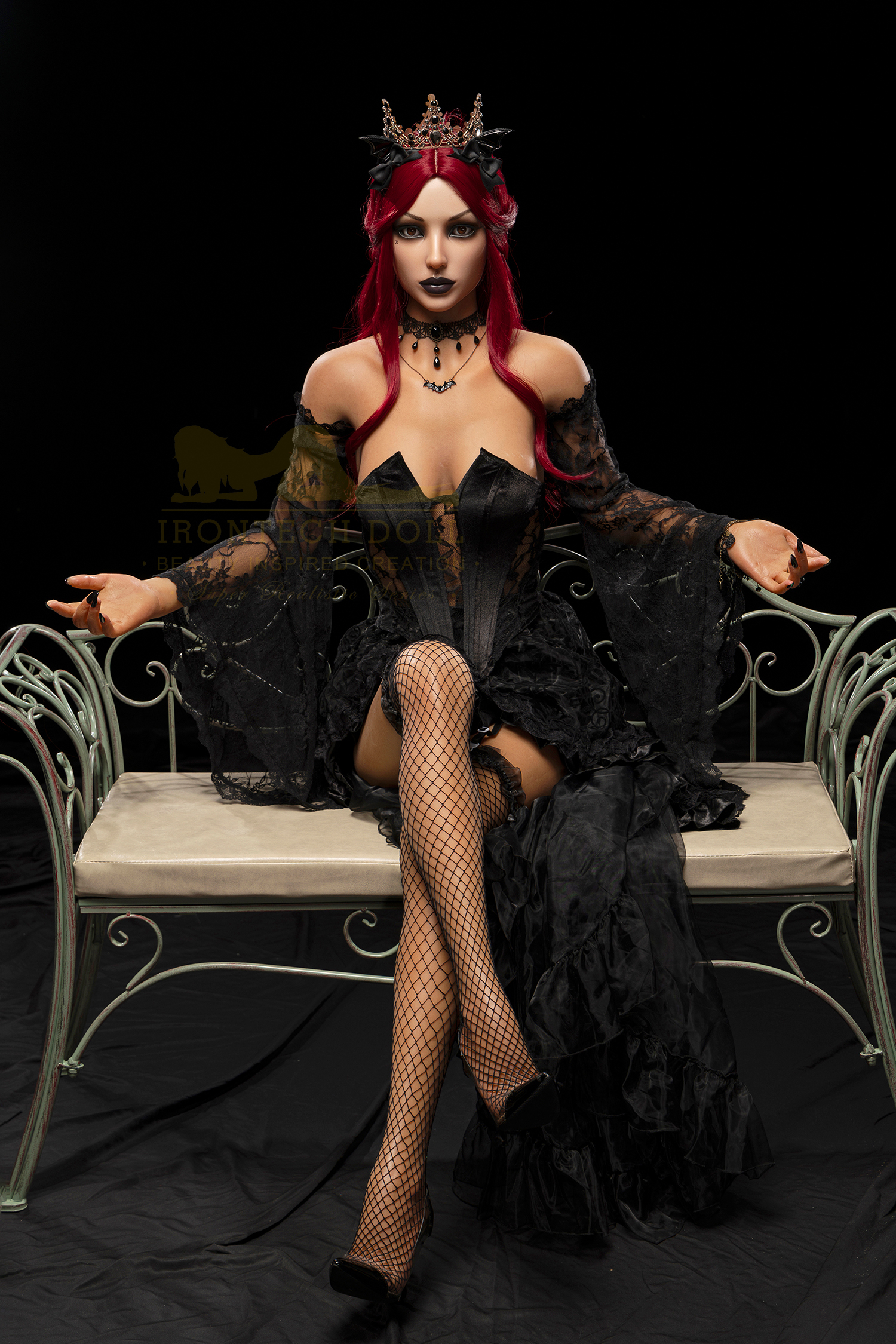 IRONTECH DOLL® 169cm  (5.54')  S47 Dark Tanned Silicone Sex Doll