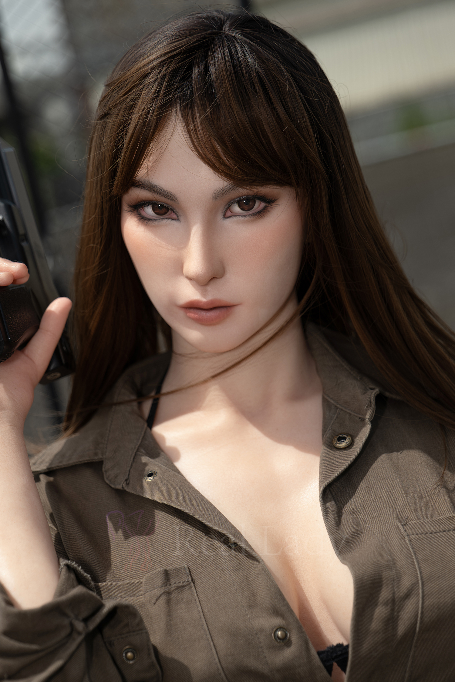 REAL LADY® 170cm (5.58') S17 Tanned Silicone Sex Doll