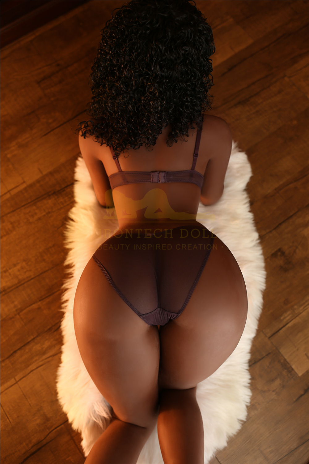IRONTECH DOLL® 164cm  (5.38') Plus Viola Black TPE Sex Doll