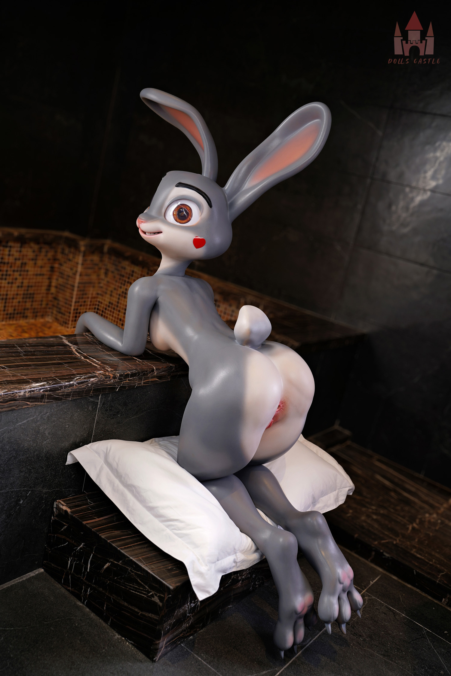 Dolls Castle® 168cm ( 5.51' )  A Cup Rabby Silicone Sex Doll