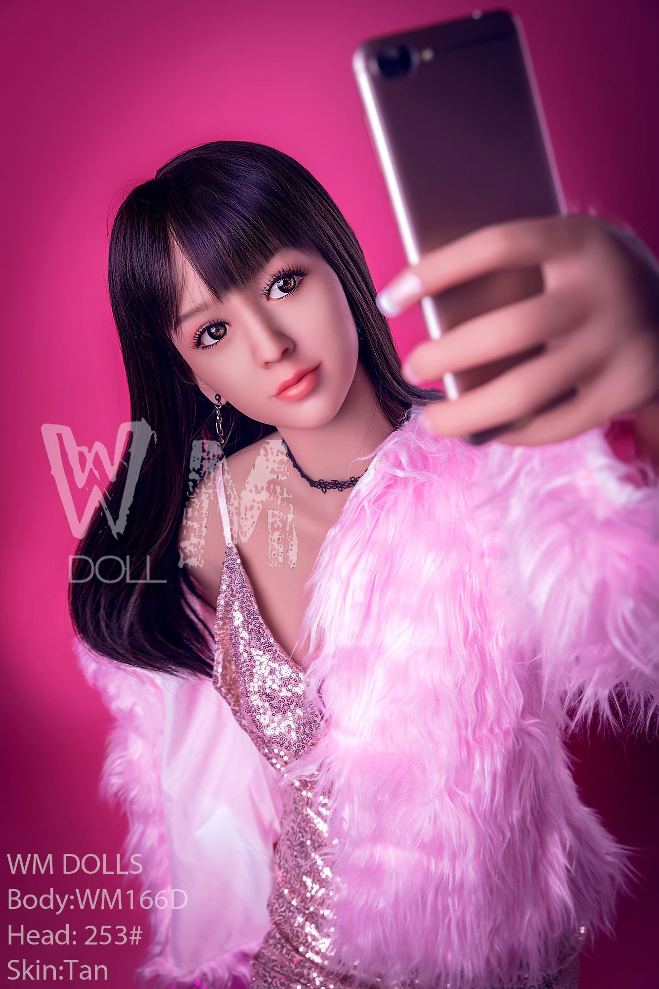 WM Dolls® 166cm (5.45') C Cup  with Head #253 TPE Sex Doll