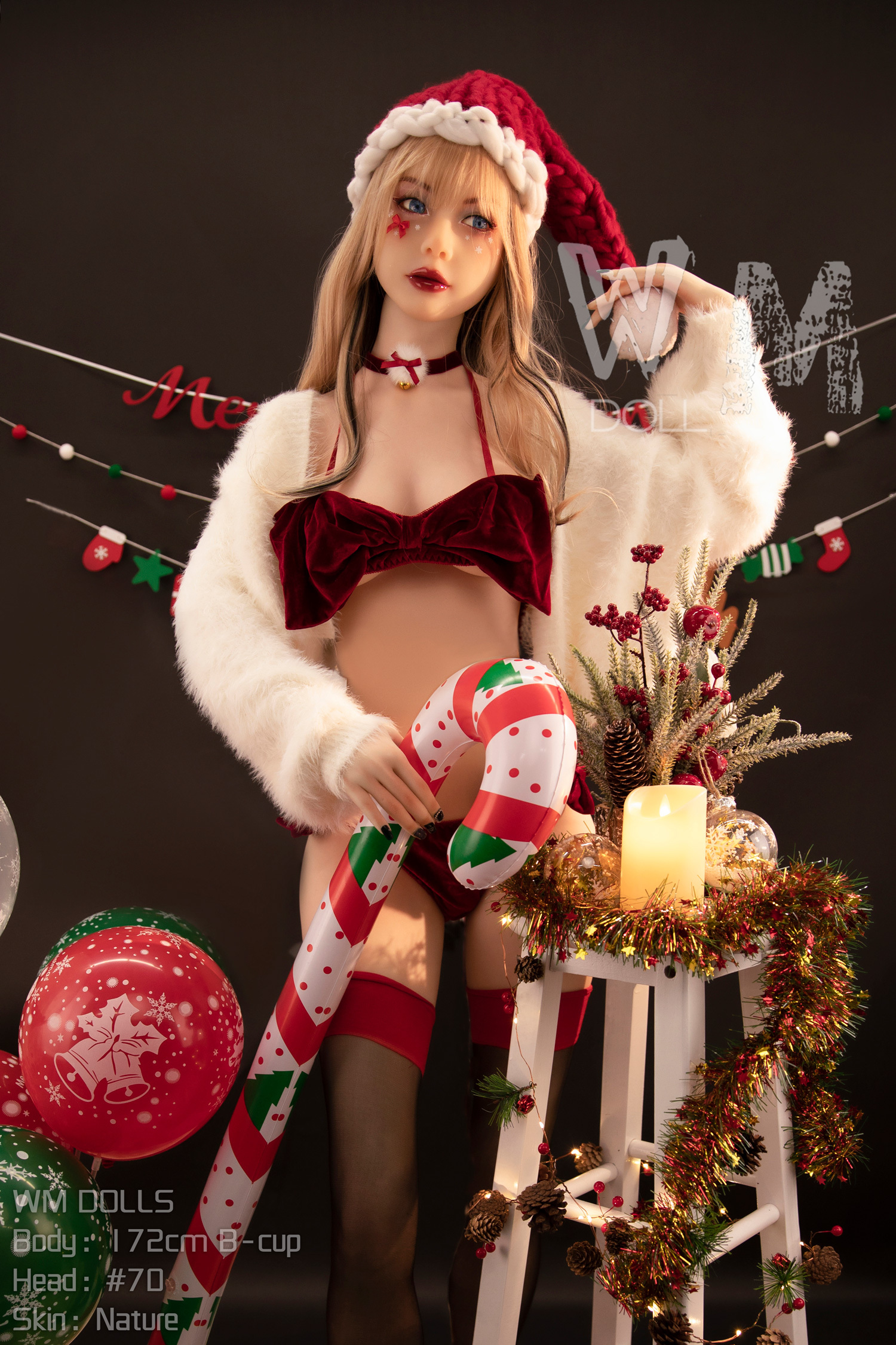 WM Dolls® 172cm (5.64') B  Cup  with Head #70 TPE Sex Doll