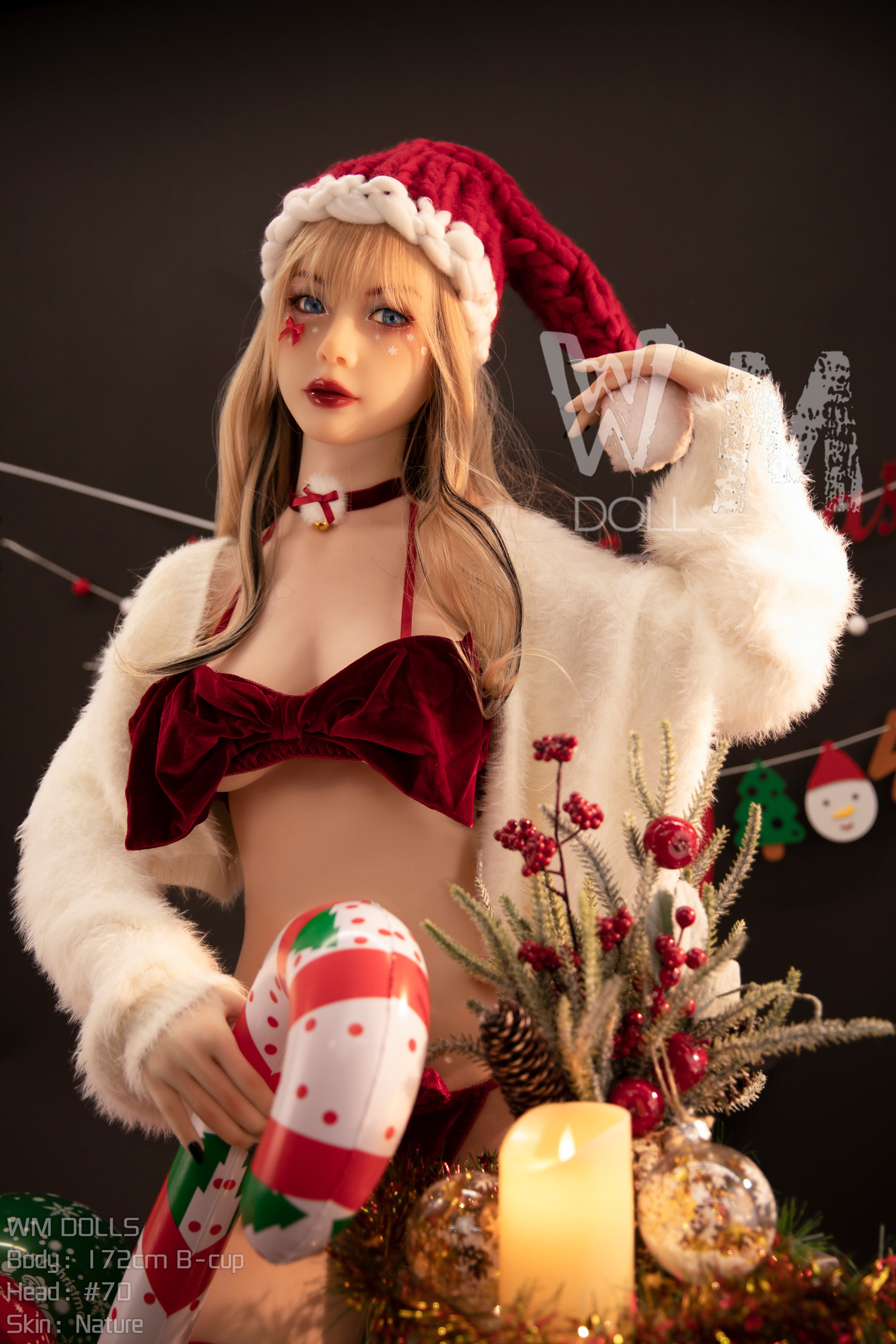 WM Dolls® 172cm (5.64') B  Cup  with Head #70 TPE Sex Doll
