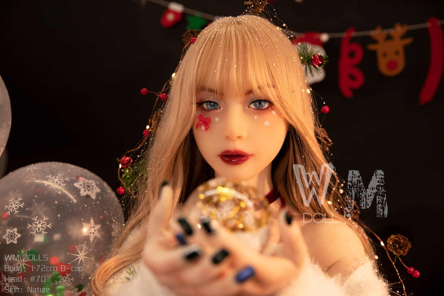 WM Dolls® 172cm (5.64') B  Cup  with Head #70 TPE Sex Doll