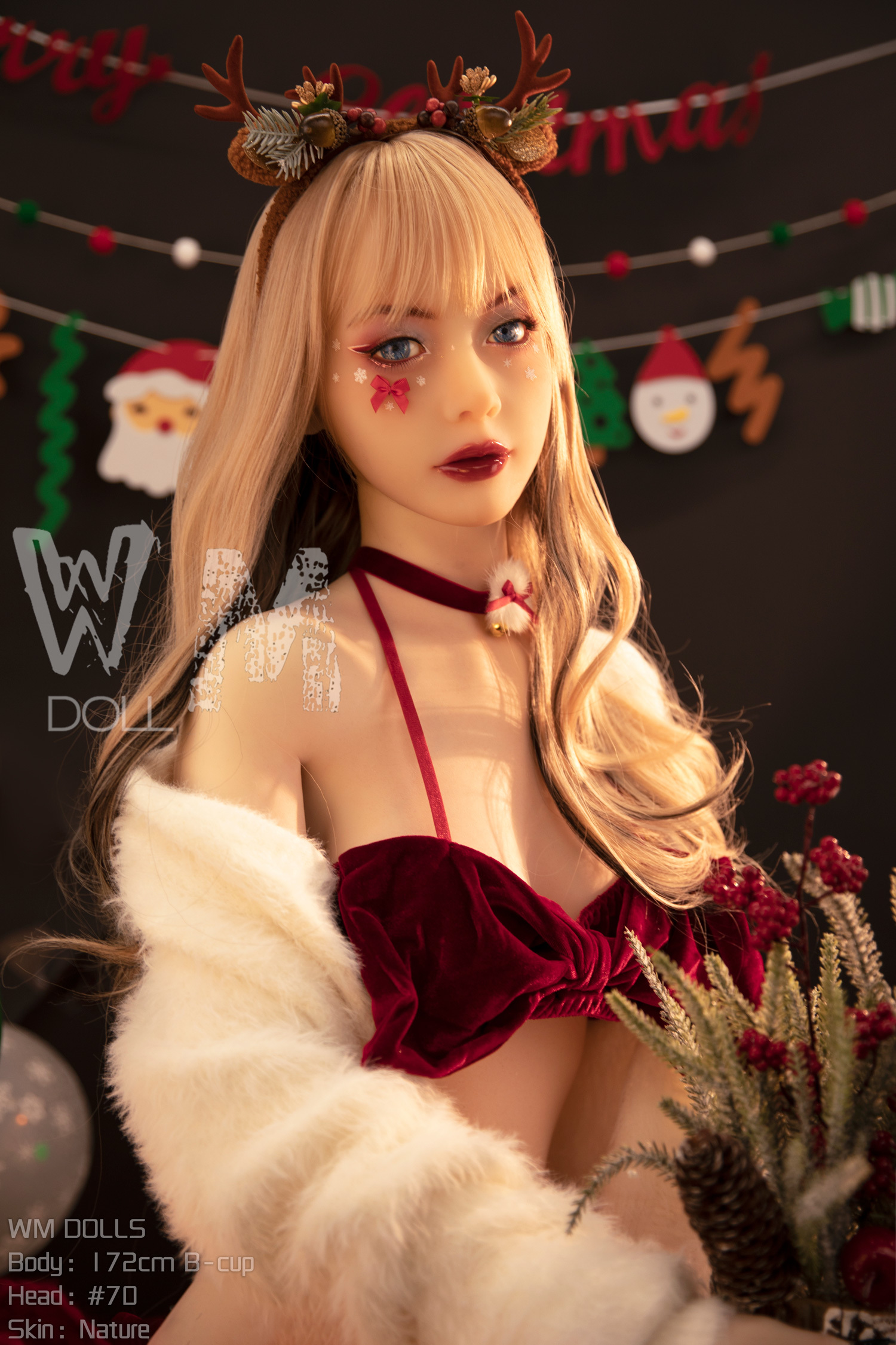 WM Dolls® 172cm (5.64') B  Cup  with Head #70 TPE Sex Doll