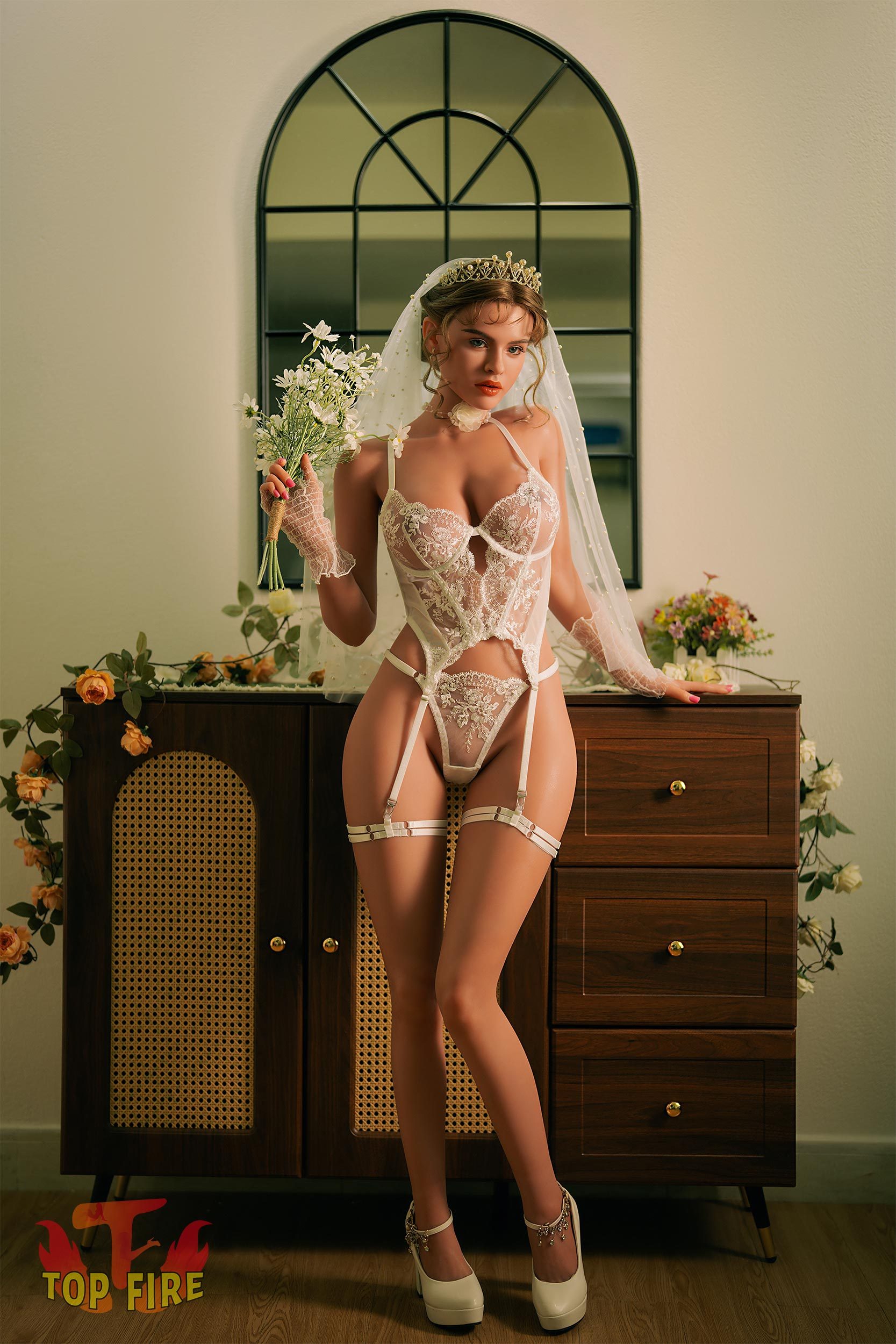 TOP FIRE® 158cm (5.18')  D Cup T31 Casey  Silicone Sex Doll