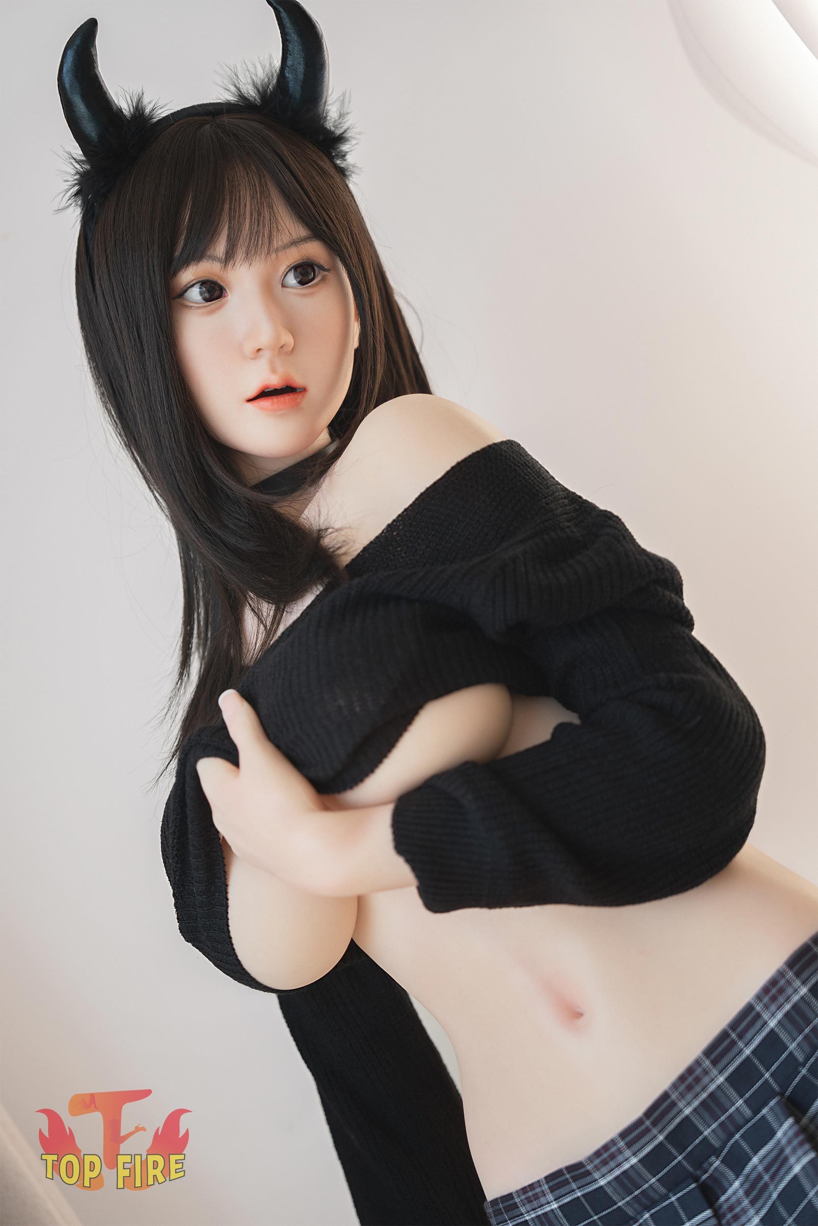 TOP FIRE® 158cm (5.18')  D Cup T10 Ann  Silicone Sex Doll