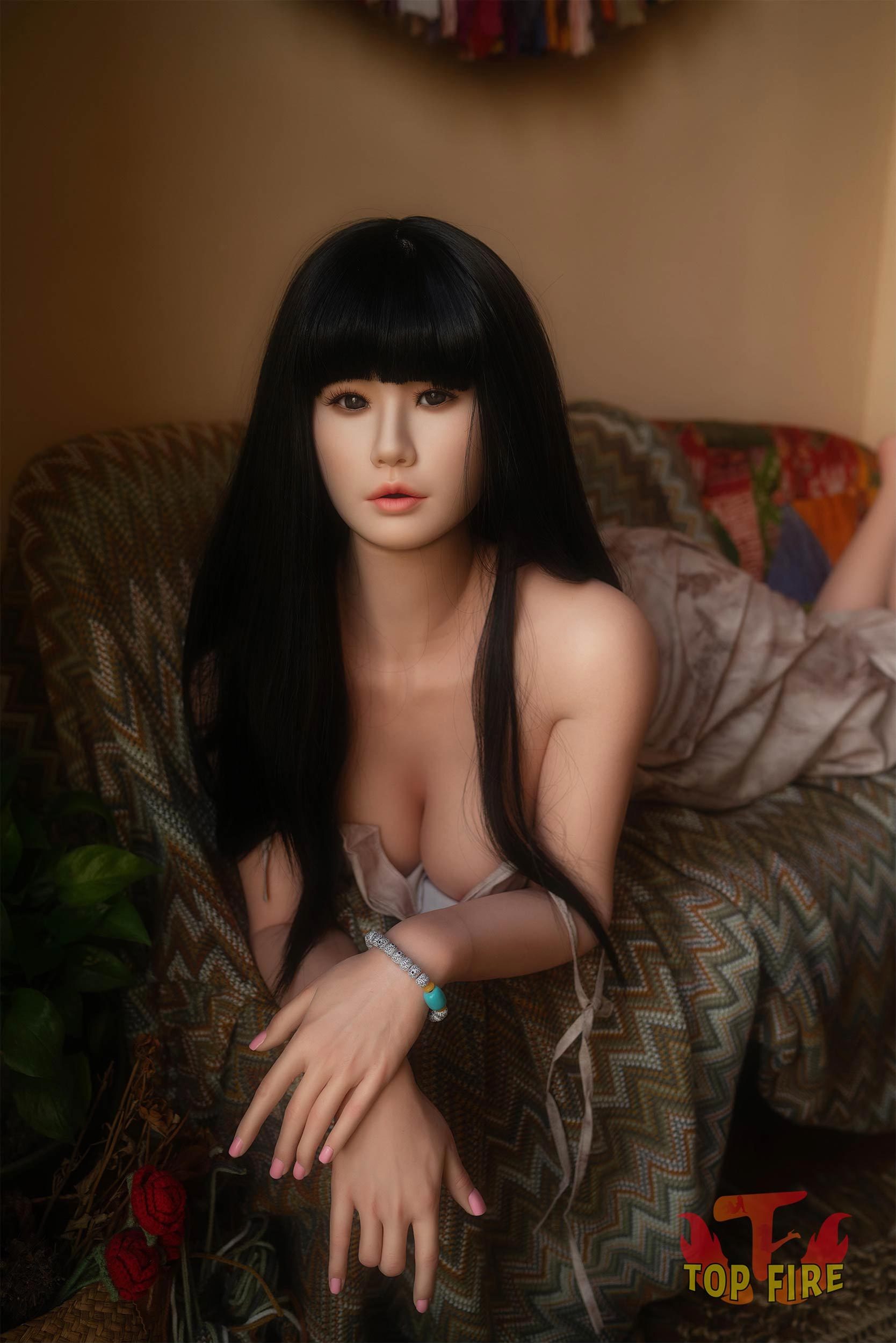 TOP FIRE® 158cm (5.18')  D Cup T30 Rose  Silicone Sex Doll