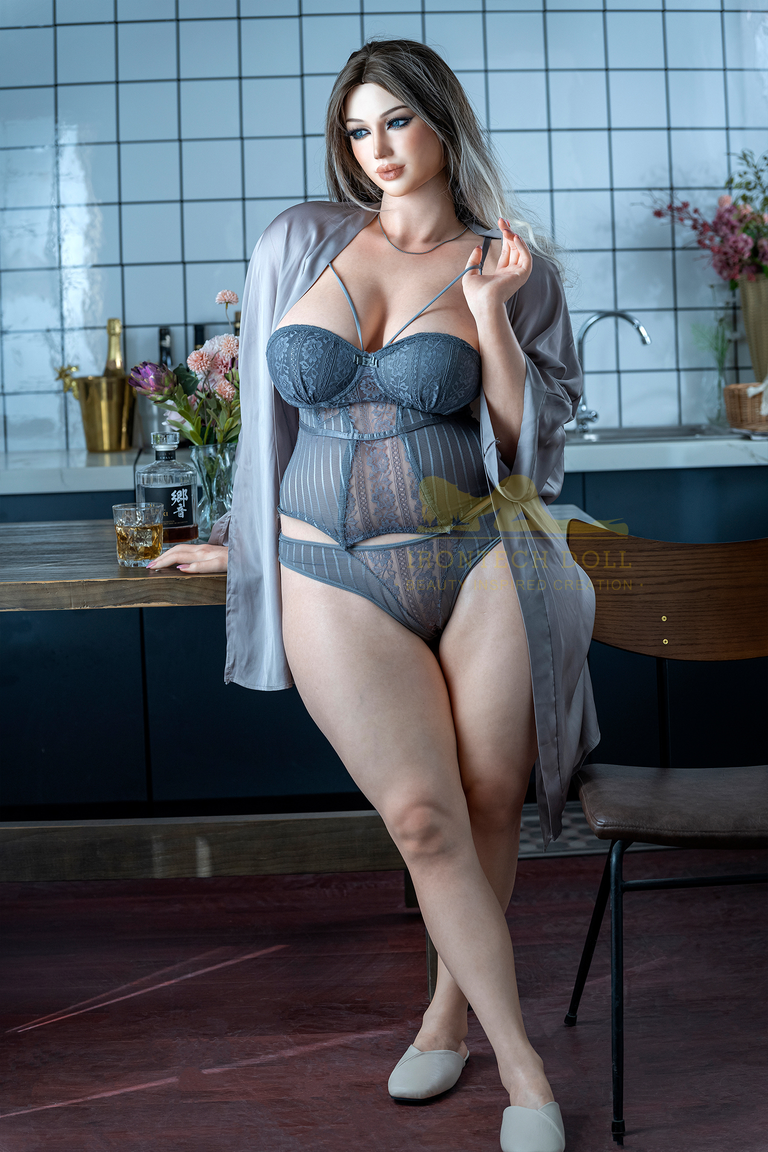 IRONTECH DOLL® 162CM (5.31')  S13  Plus Natural sugar mommy 2  Silicone Sex Doll