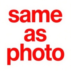 Same as photo