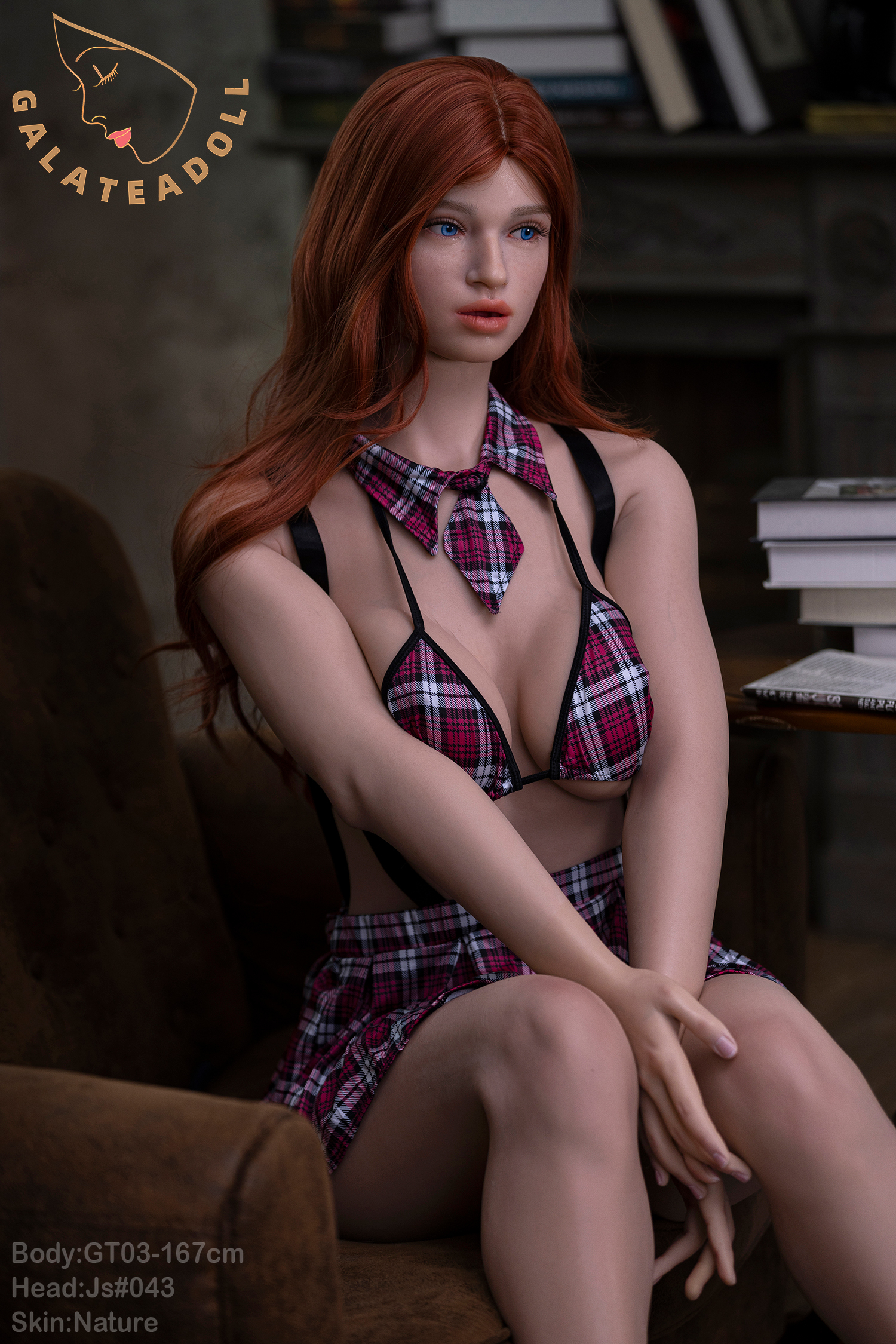 GALATEA DOLL® 167cm (5.48') GT03+JS043 (Nature)   Silicone Sex Doll