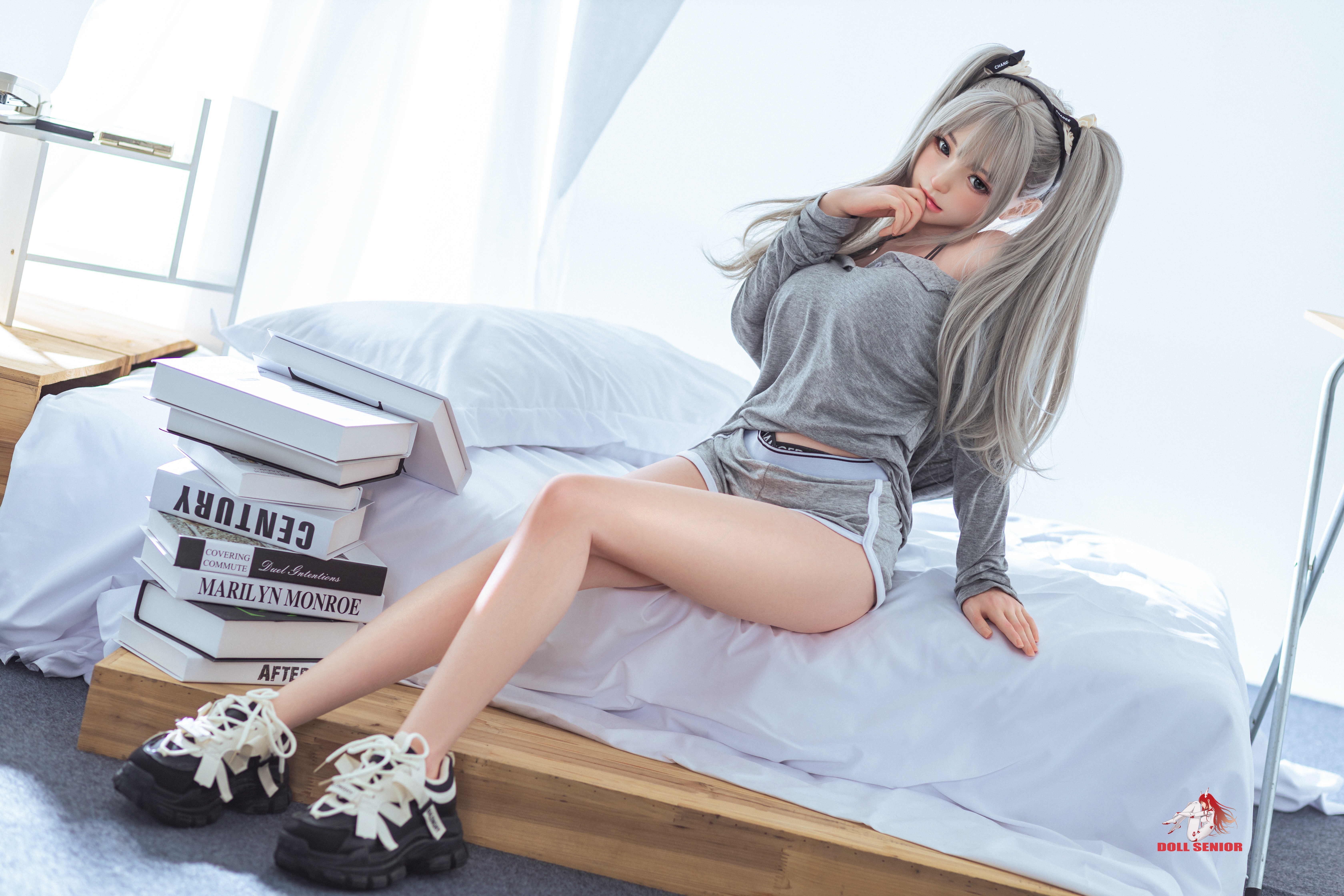 Doll Senior® 148cm ( 4.86' )  D Cup Silicone Head Sex Doll-Mengyin