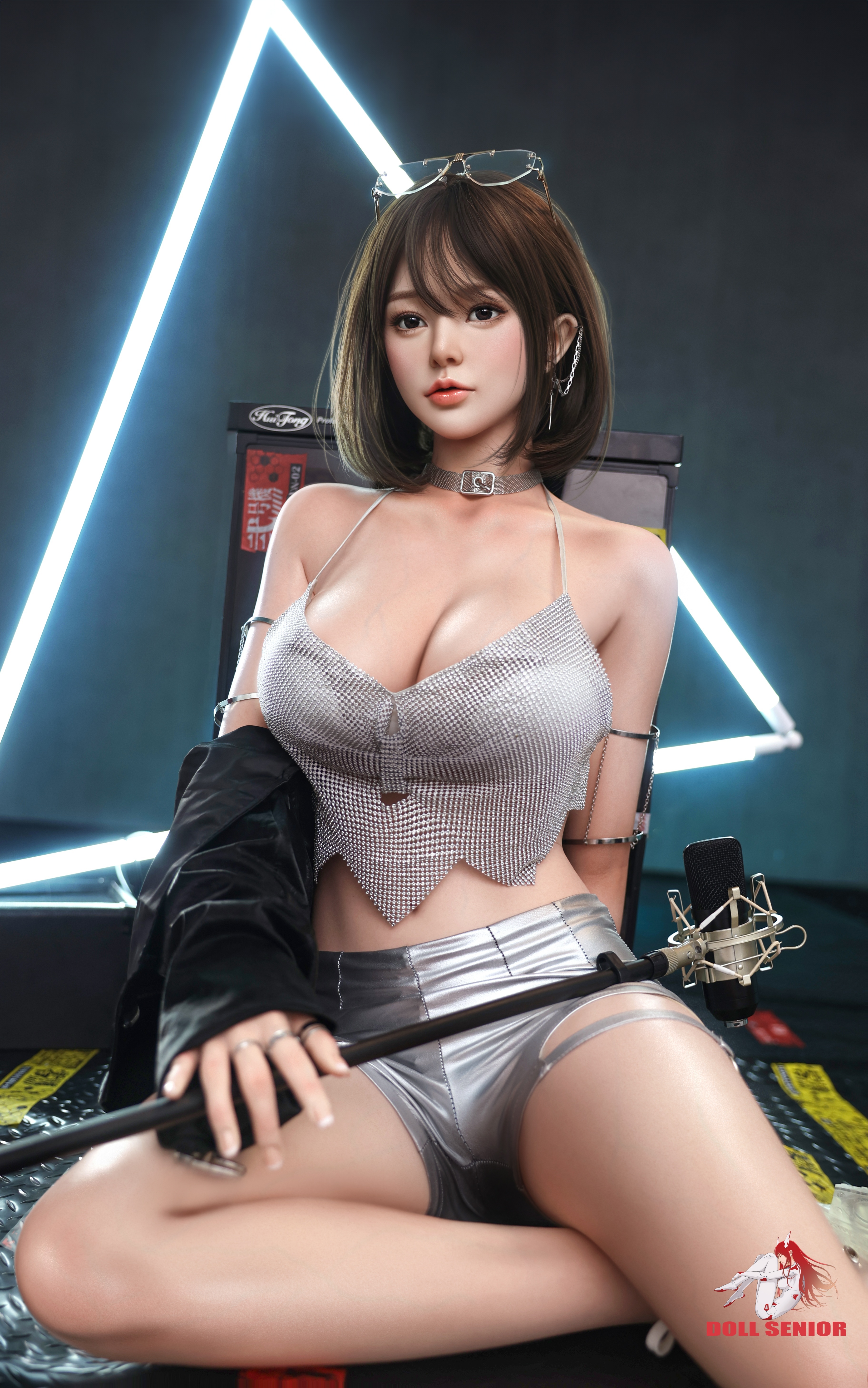 Doll Senior® 168cm ( 5.51' ) E Cup Silicone Head Sex Doll –Geji