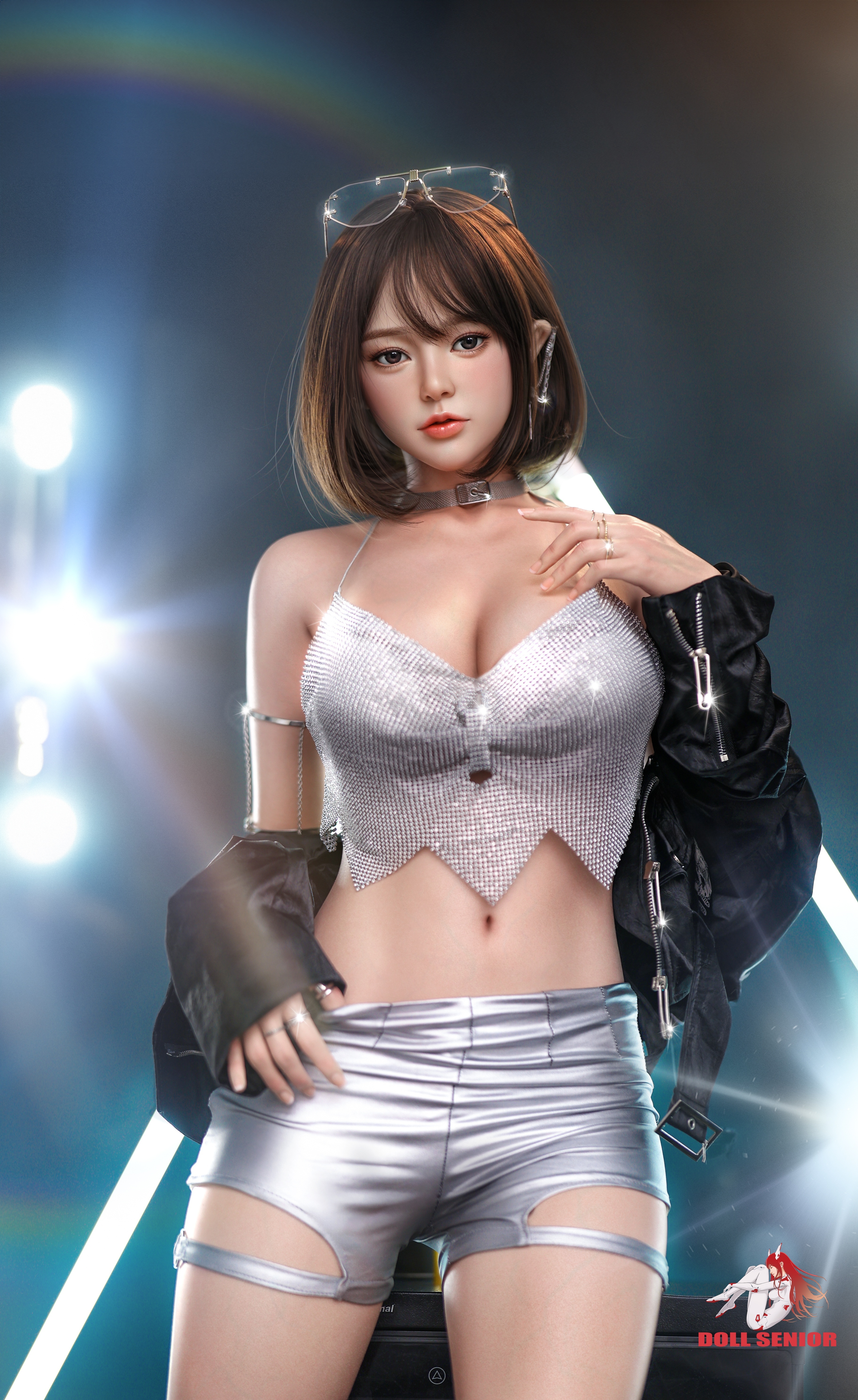 Doll Senior® 168cm ( 5.51' ) E Cup Silicone Head Sex Doll –Geji