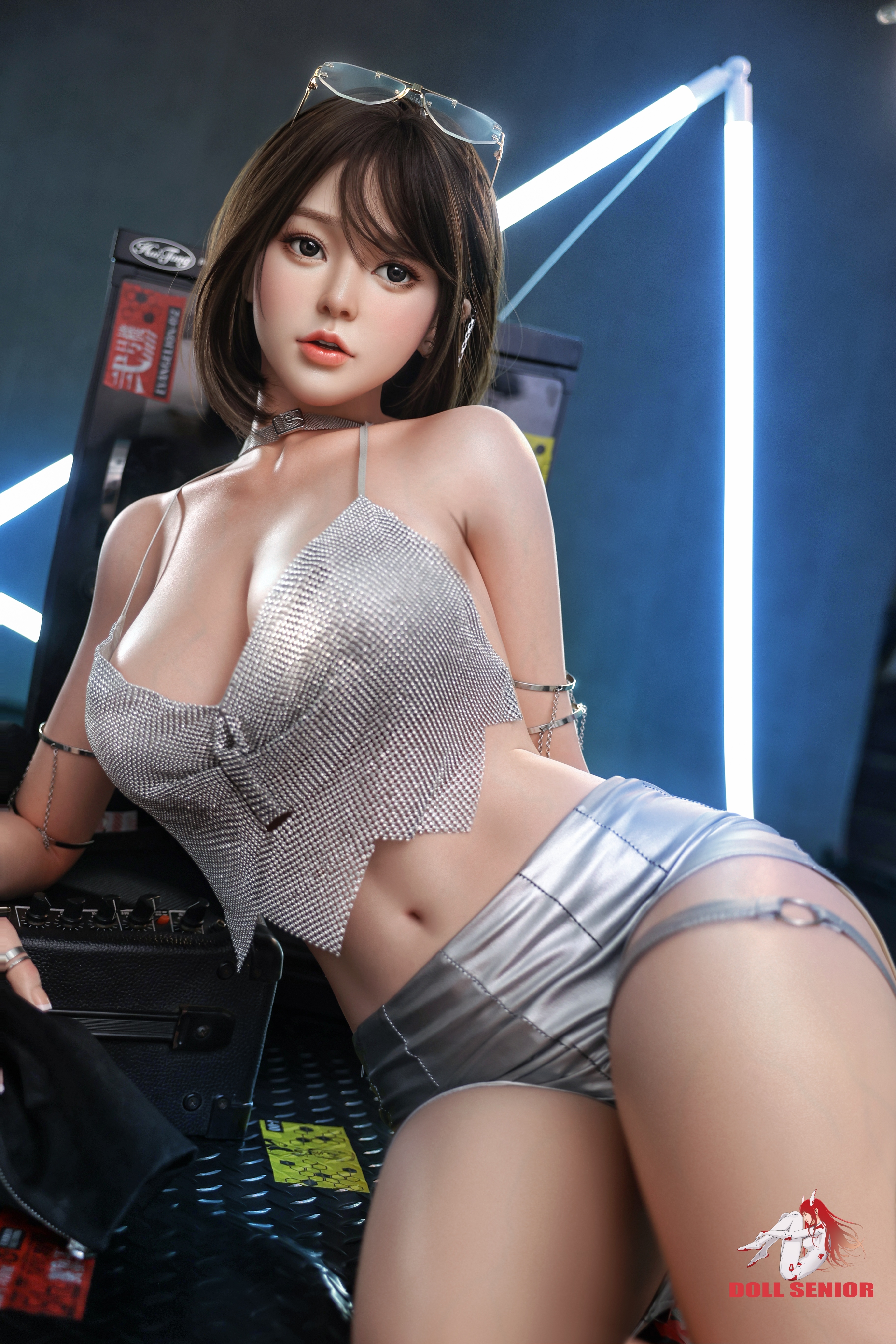 Doll Senior® 168cm ( 5.51' ) E Cup Silicone Head Sex Doll –Geji
