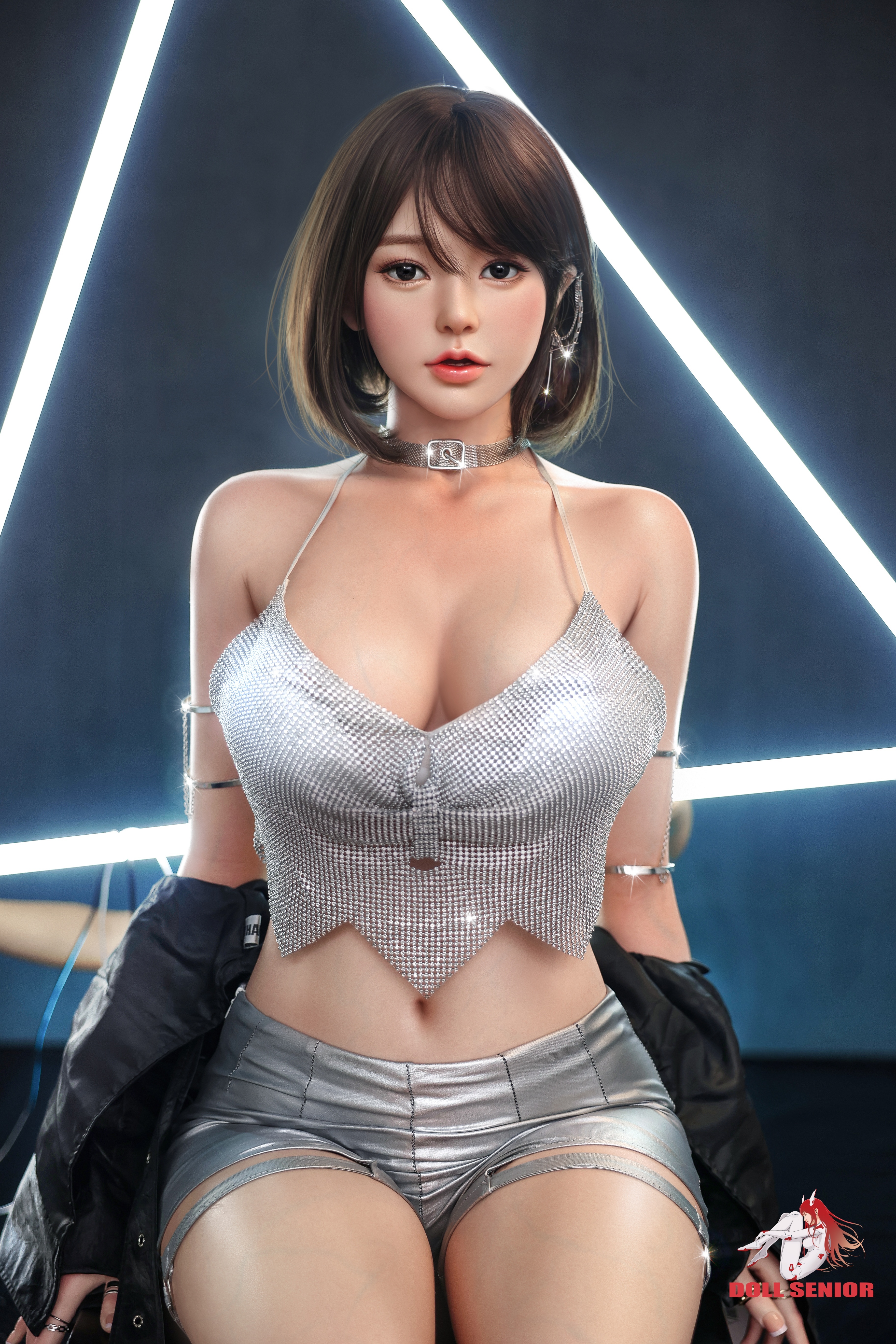 Doll Senior® 168cm ( 5.51' ) E Cup Silicone Head Sex Doll –Geji